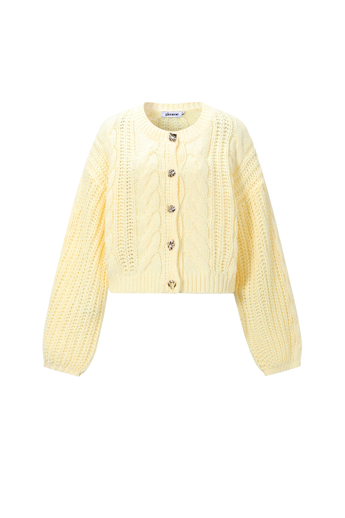 Dames Cable cardigan van polyester in zes kleuren