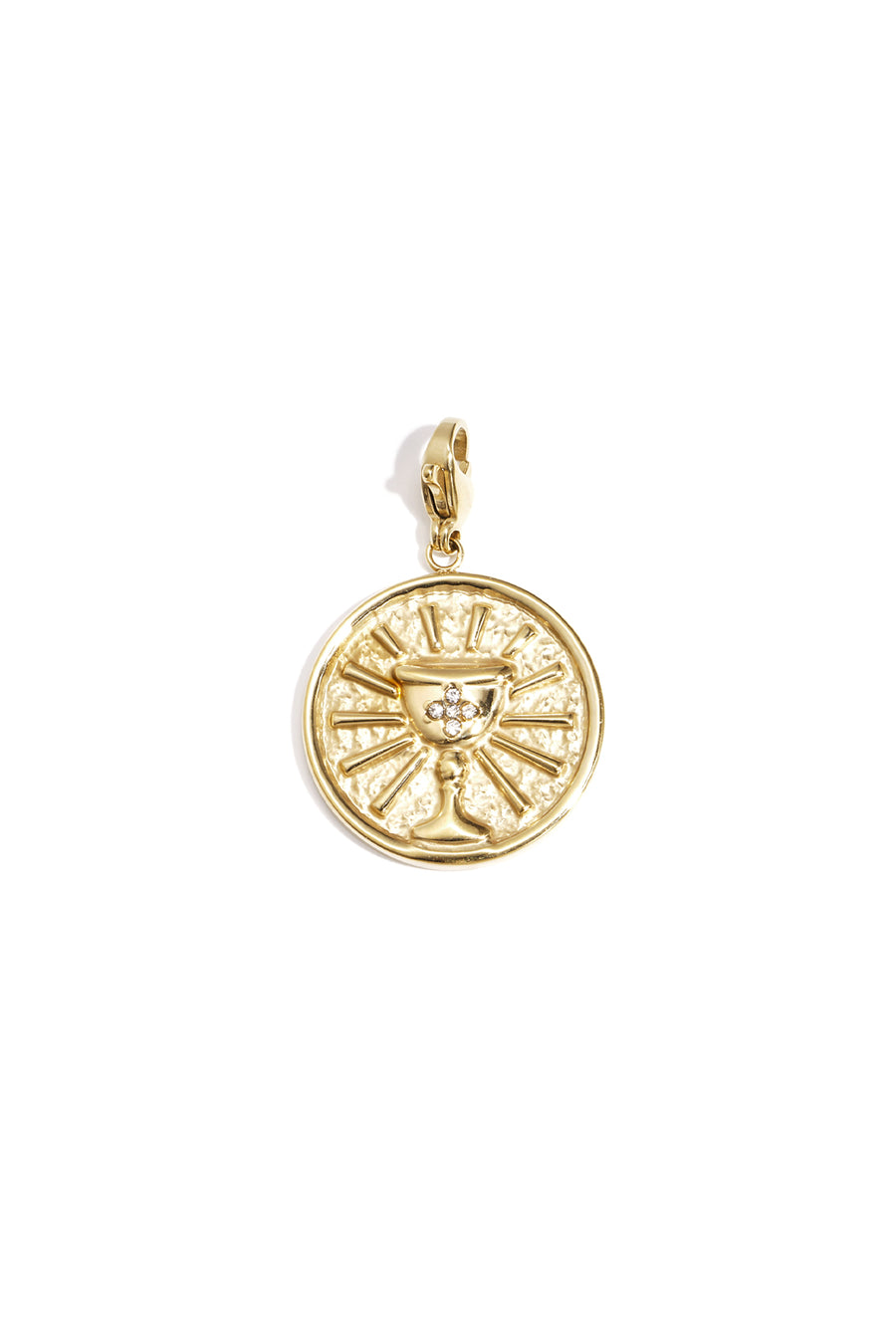Sieraden bedel beker op munt DIY