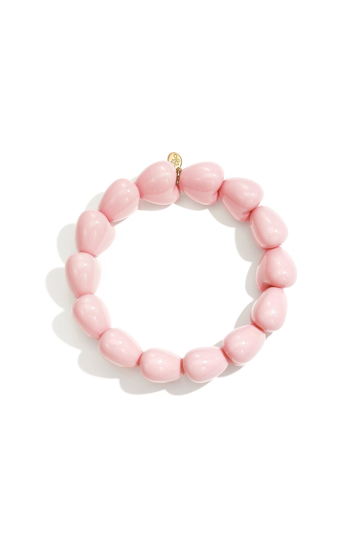 Armbandje met 14 kleine hartjes