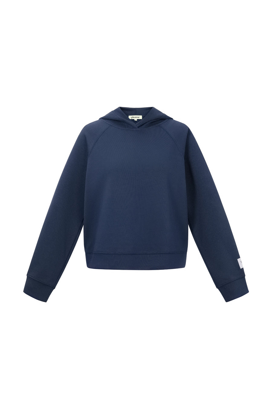 Dames sportieve hoodie van gebreid polyester