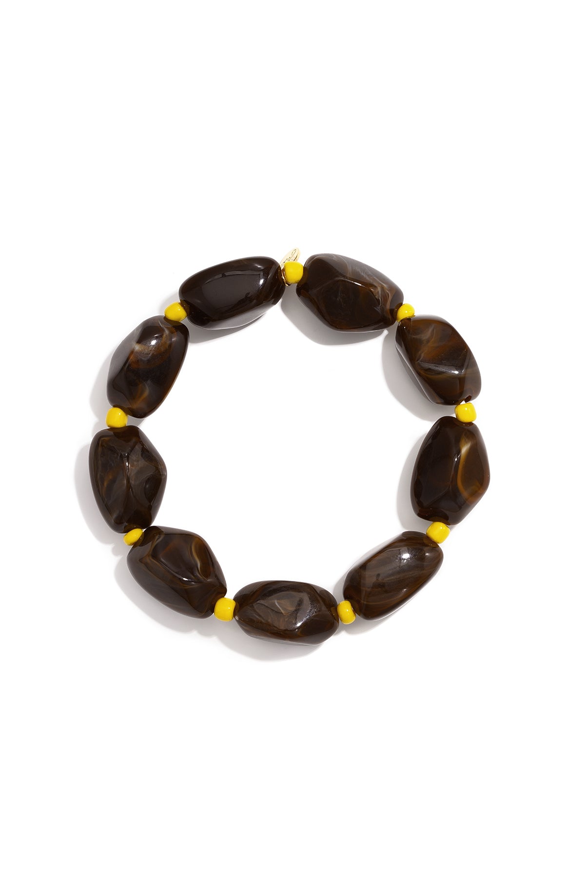 Bracelet de perles pour femmes en acrylique, verre, acier inoxydable – plusieurs coloris