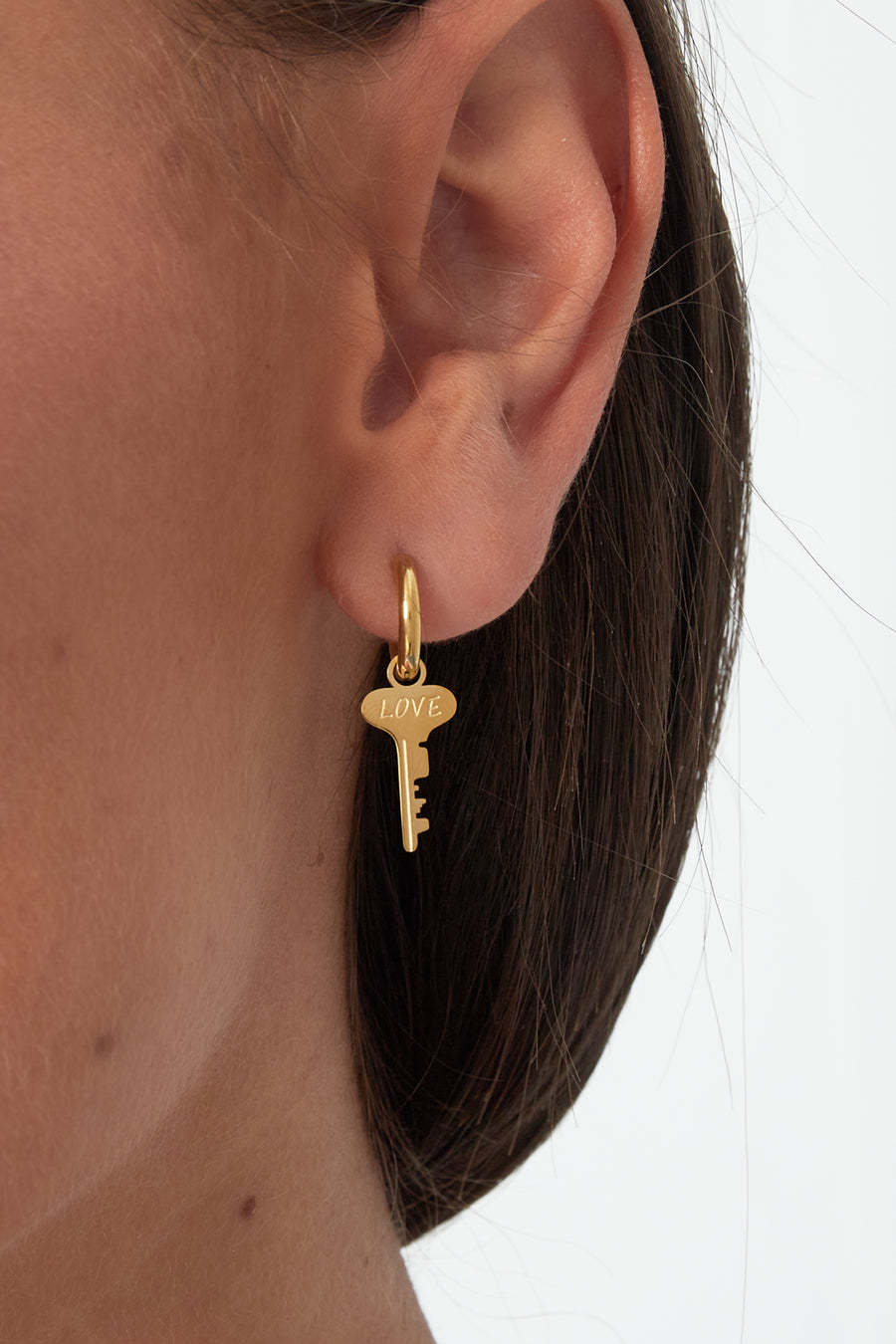 Boucles d'oreilles pendantes en acier inoxydable pour femmes – doré et argenté