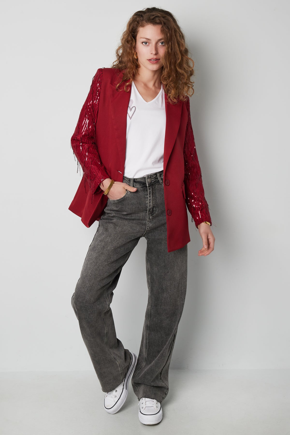 Blazer à franges pour femme – photo 3