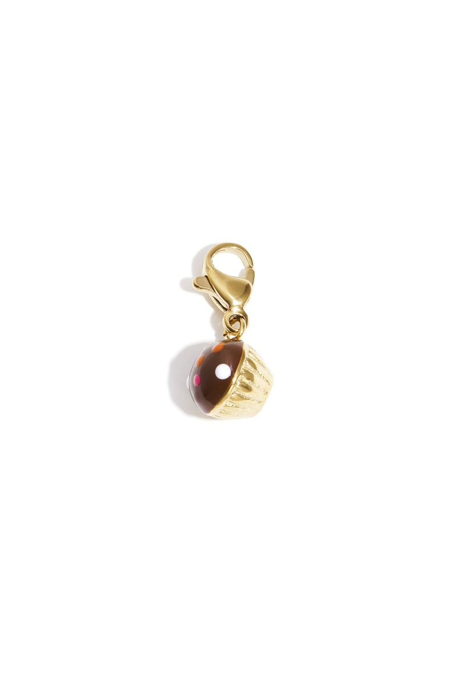Apprêt de bijoux en acier inoxydable 304 motif dessin animé – marron