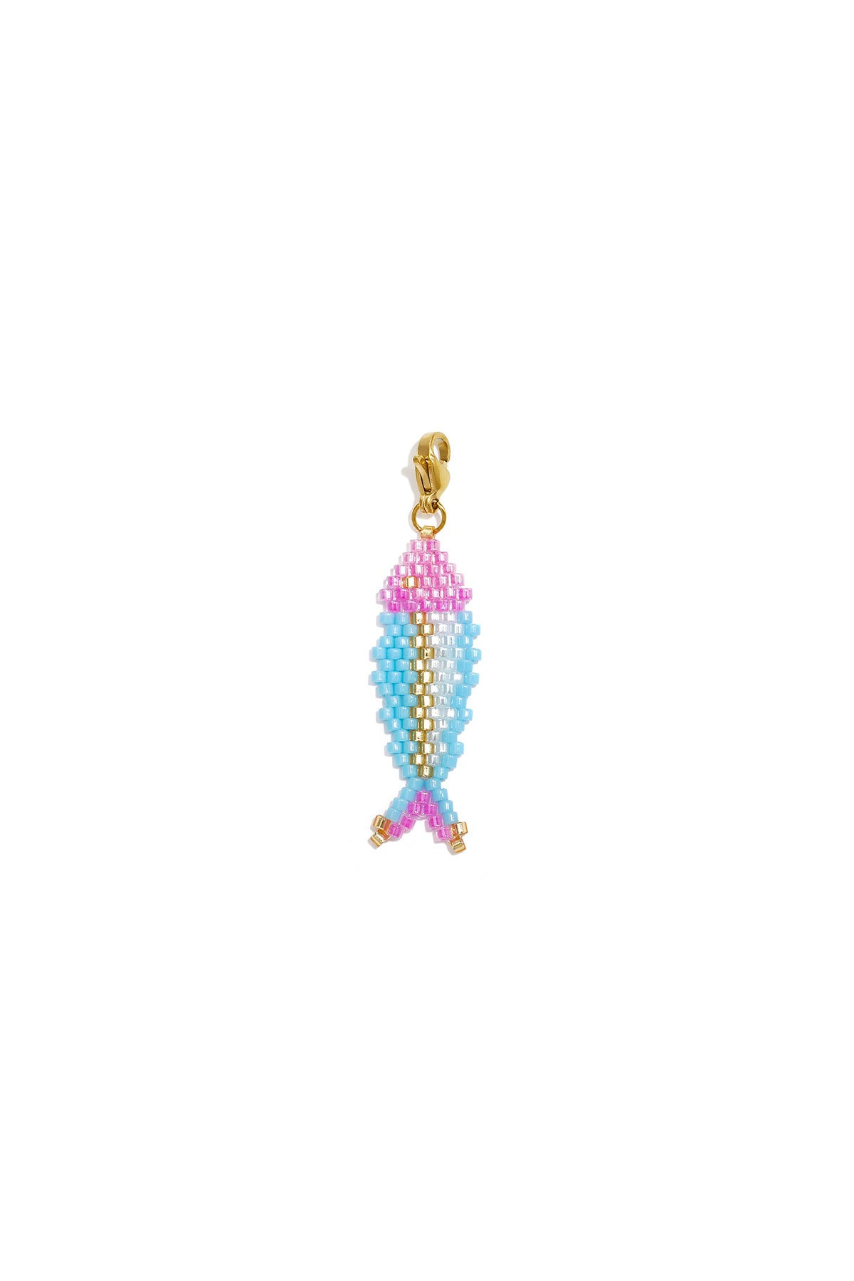 Composant de bijou en verre avec motif poisson – plusieurs couleurs