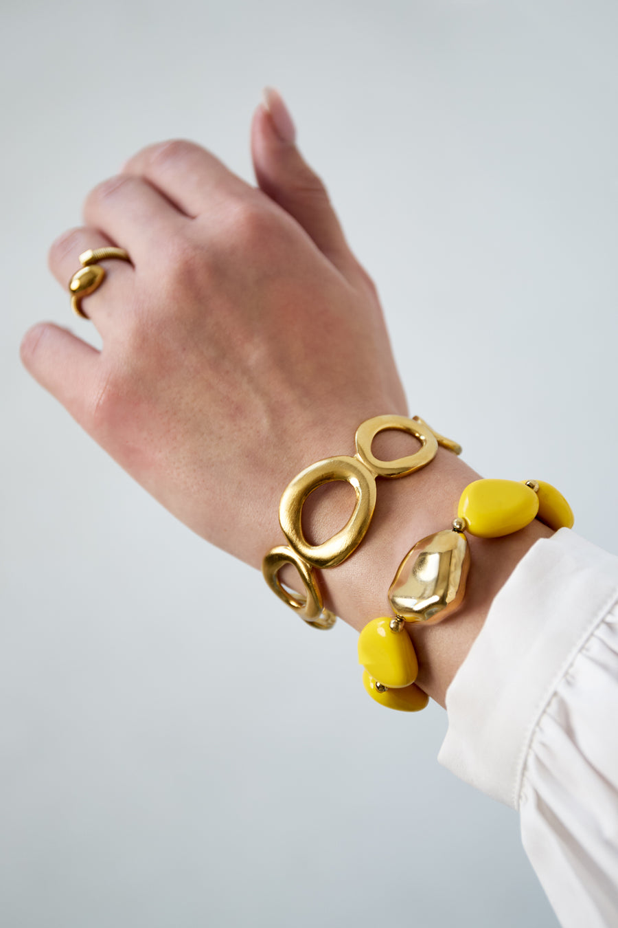 Bracelet perles acryliques pour femmes – plusieurs couleurs – décontracté