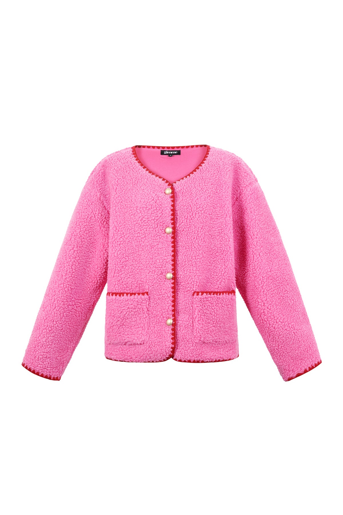 Dames Zoe jacket van polyester met kleurcontrast – productfoto 7
