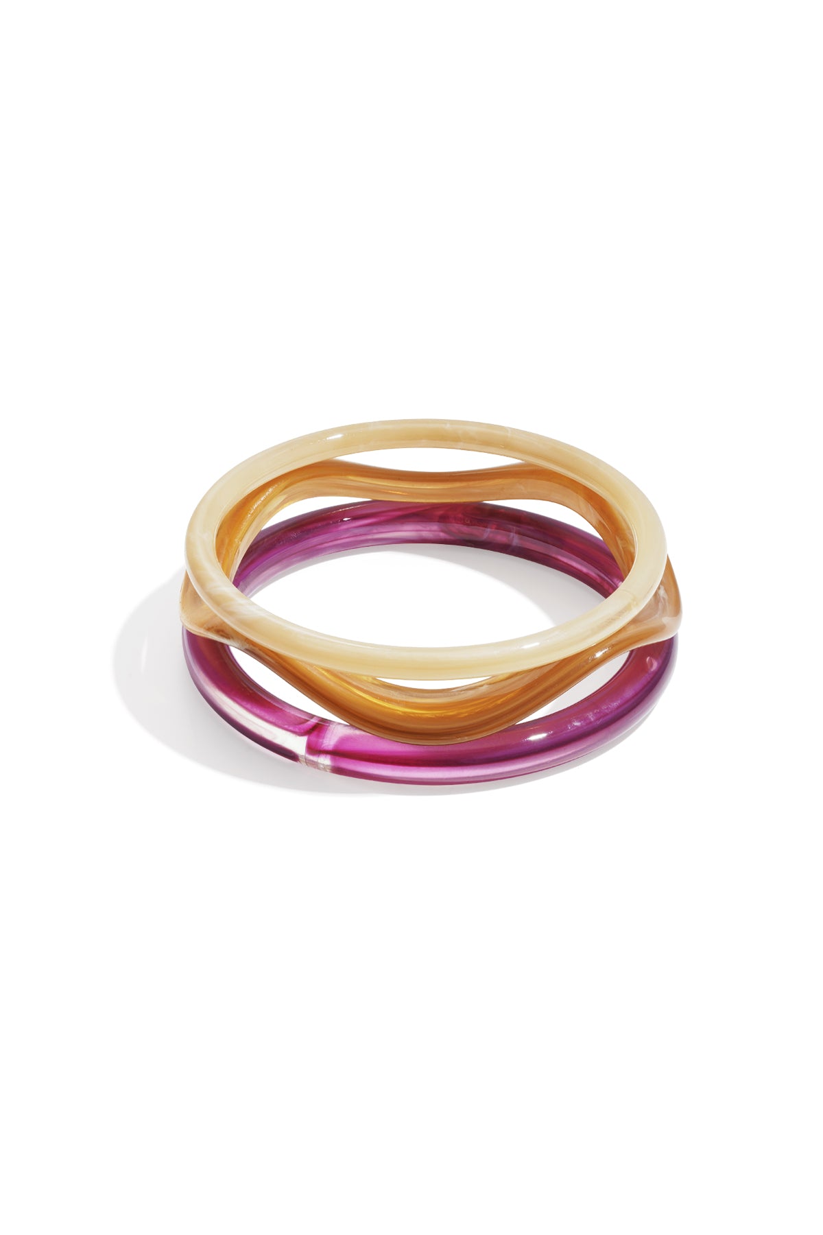 Women's Acrylic Solid Bangle – Multiple Colors – image 9