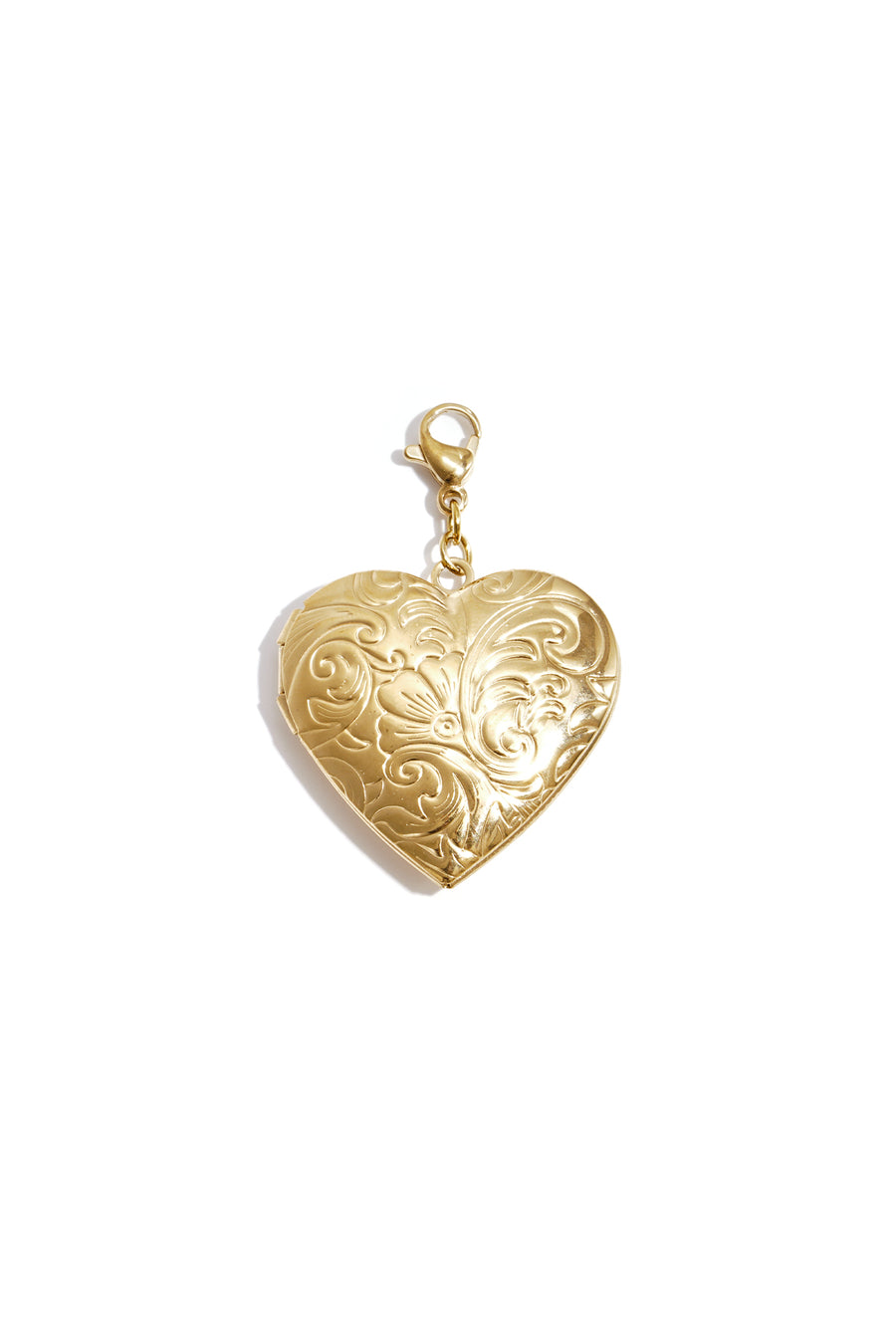 Composant de bijou en acier inoxydable 304 en forme de cœur – couleur or