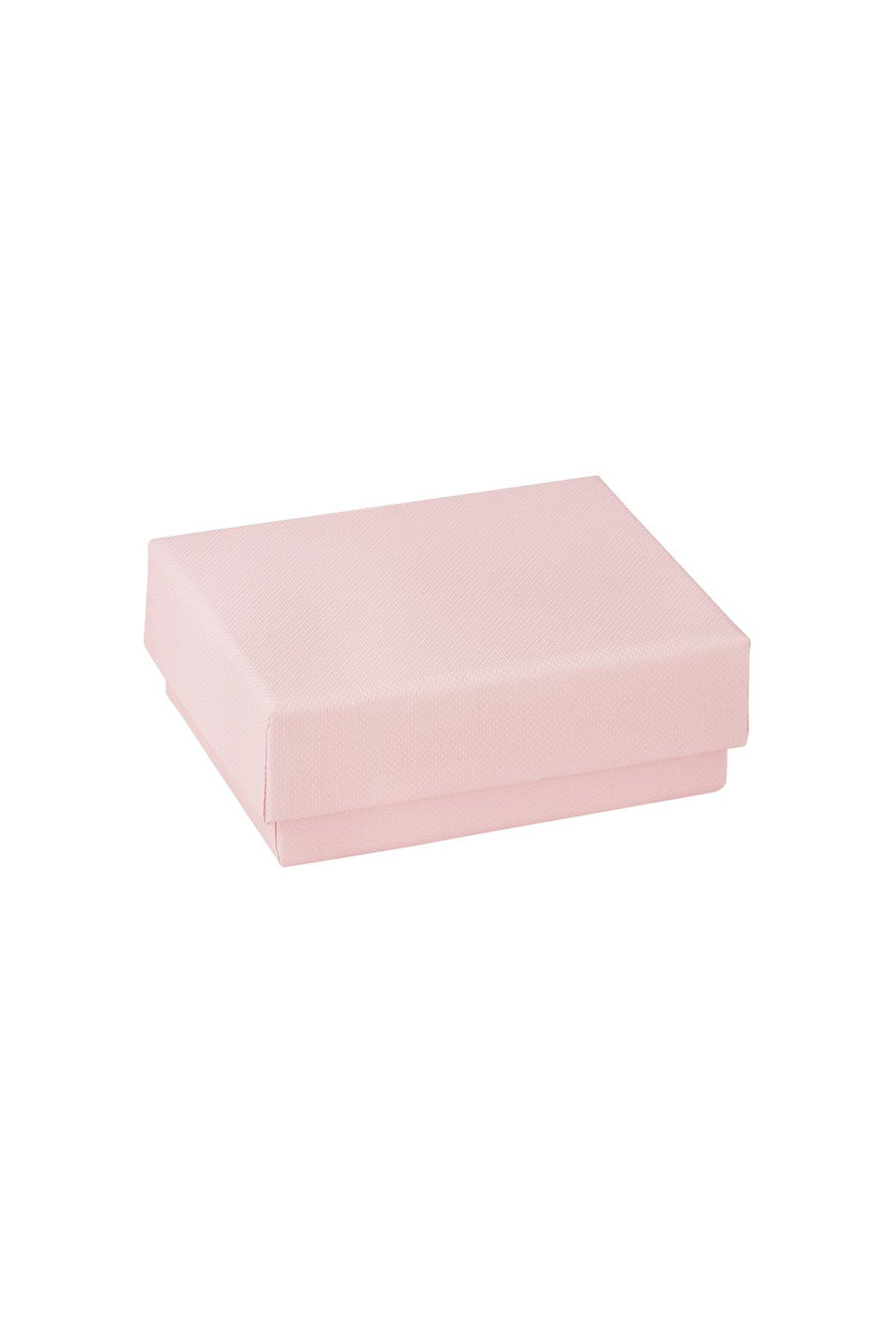 Boîte à bijoux en papier à forme géométrique – rose et noir