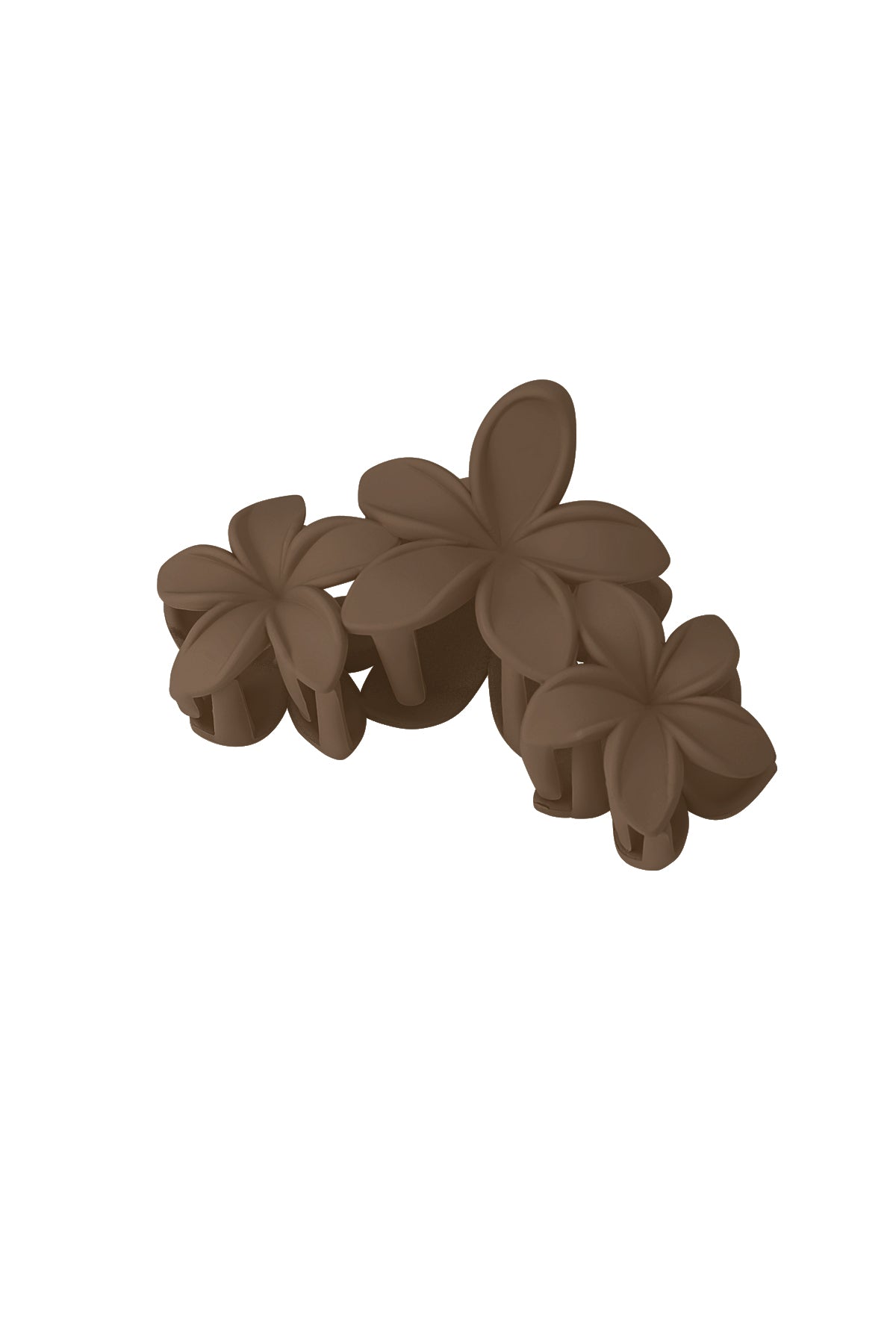 Pince à cheveux en plastique avec motif floral – plusieurs coloris – photo 12