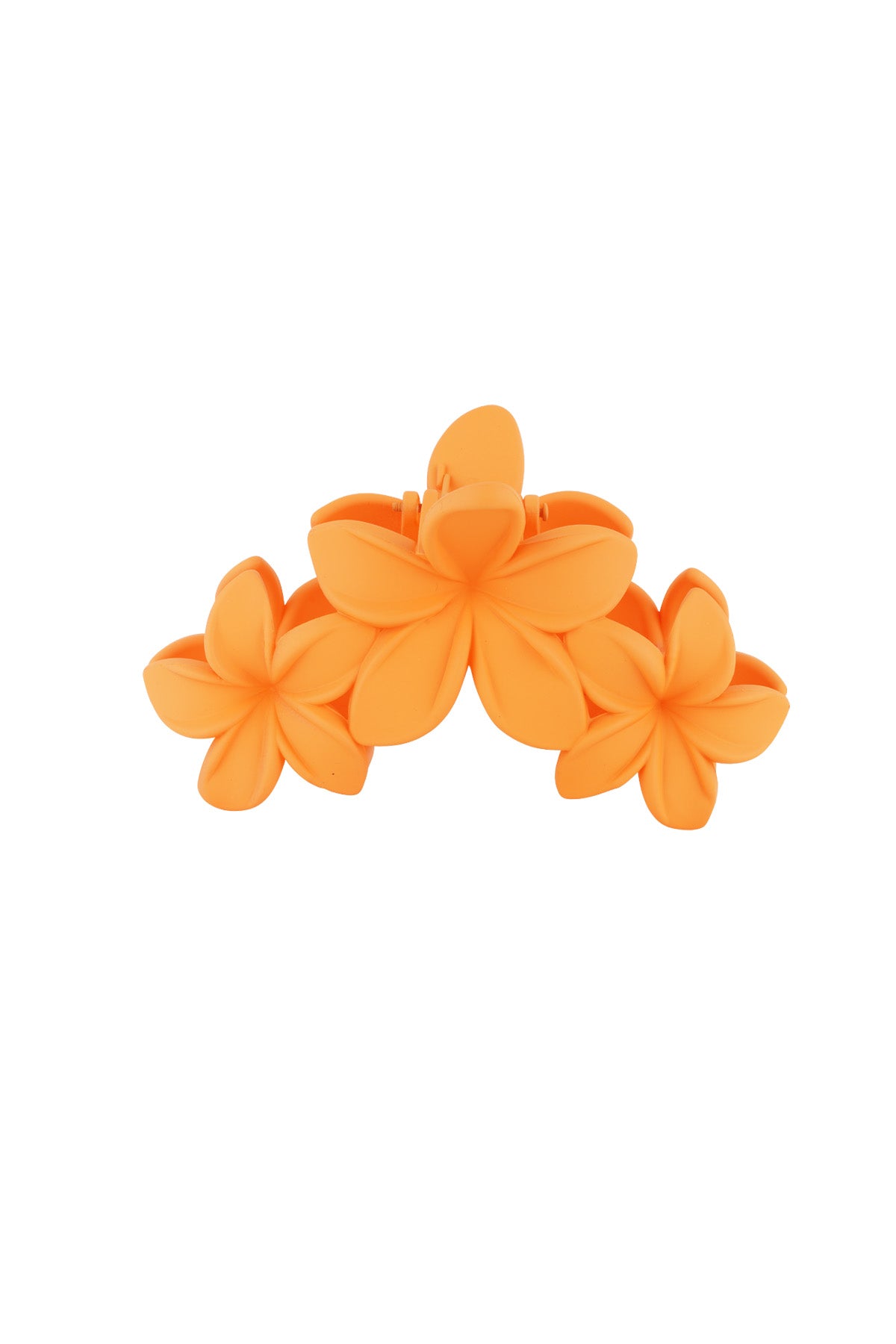 Pince à cheveux en plastique avec motif floral – plusieurs coloris – photo 13