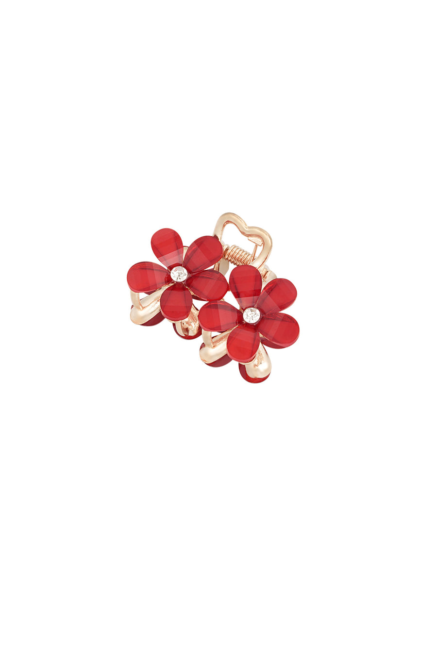 Barrette en alliage métallique – rouge