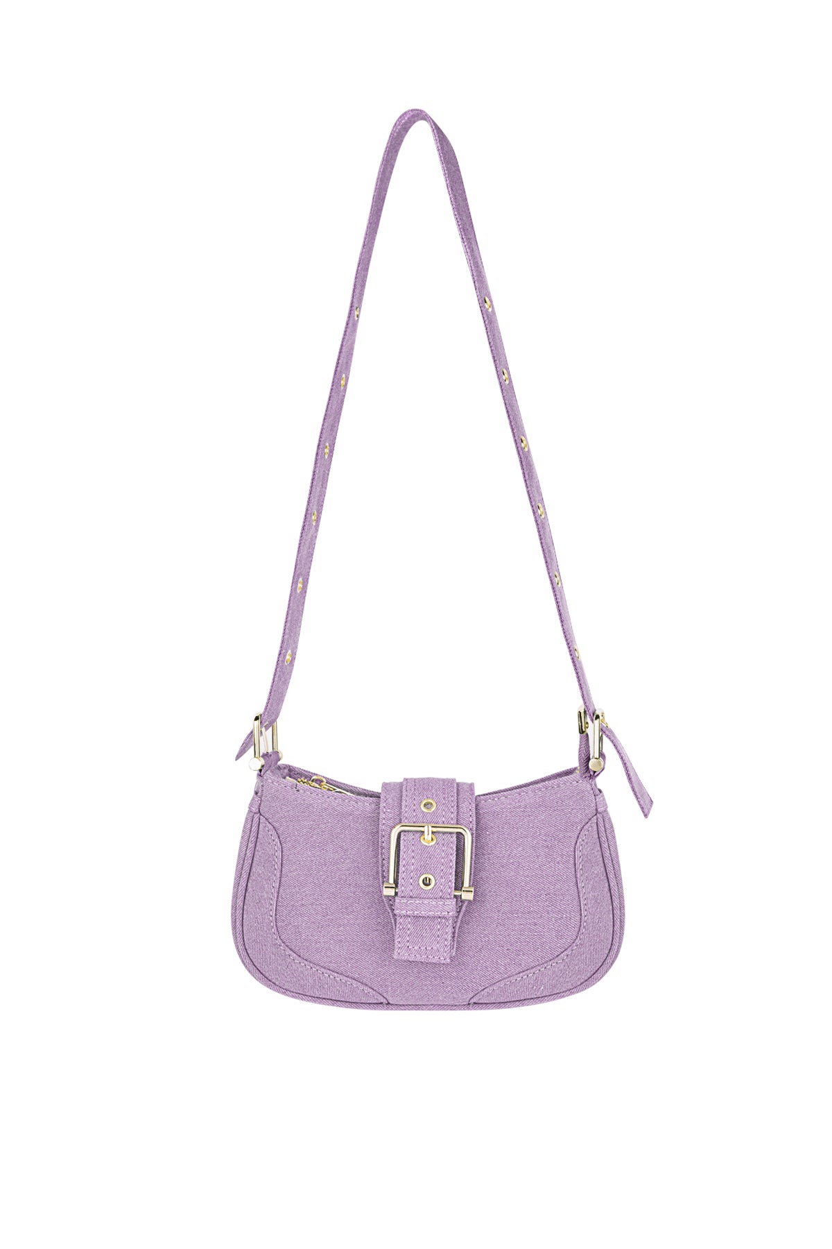 Sac à bandoulière pour femme en polyester – bleu et rose