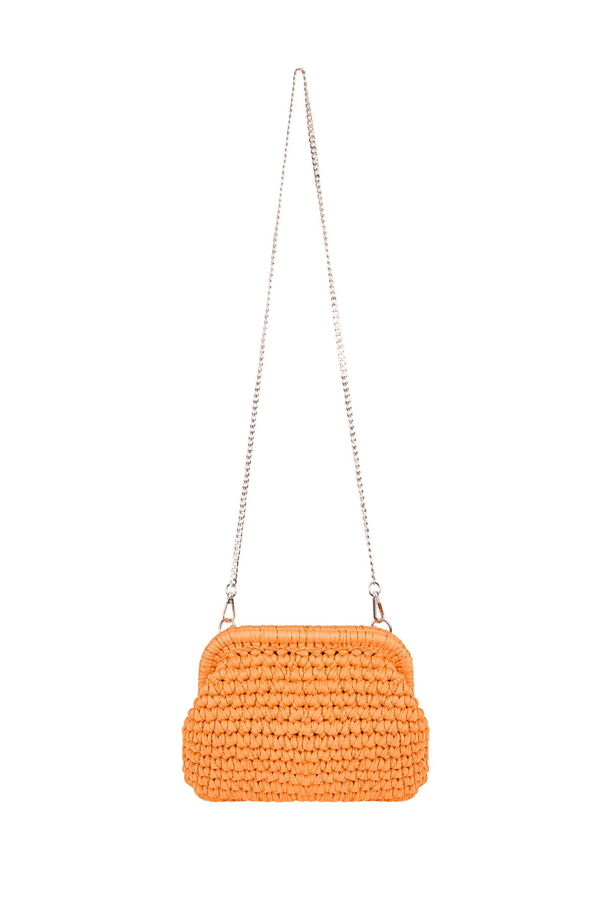 Women's polyester shoulder bag - white and beige – image 4