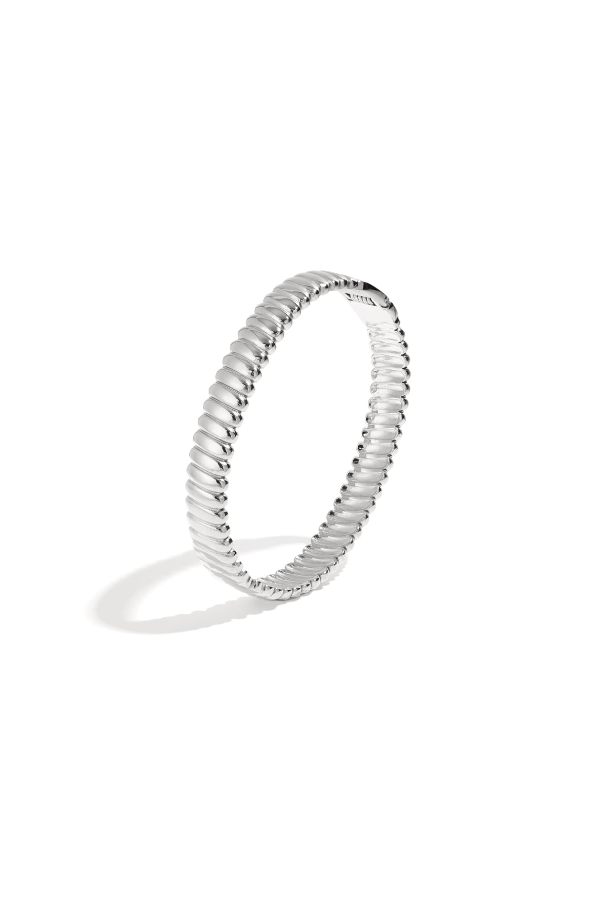 Chunky gestreepte bangle