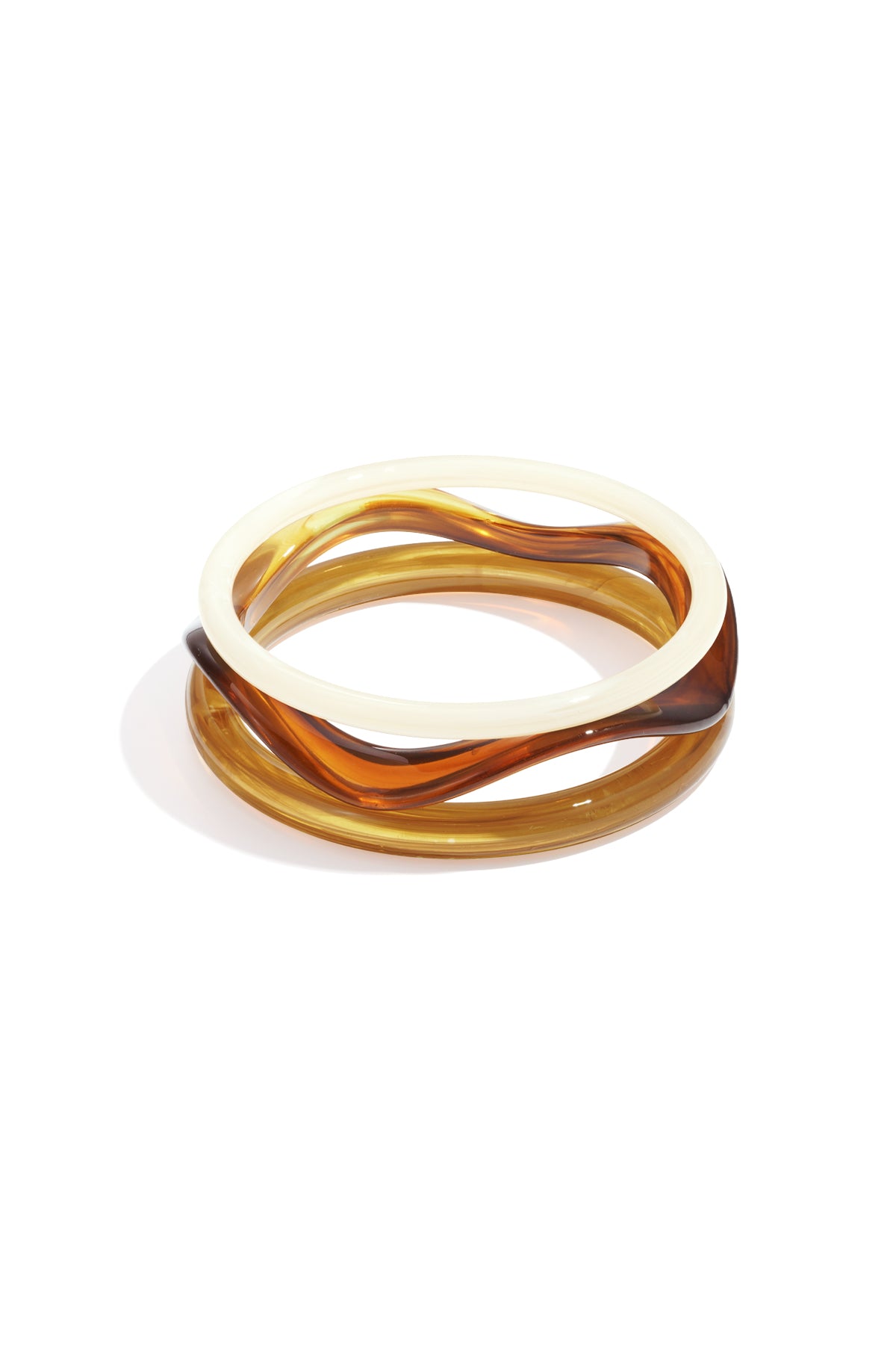 Bracelet rigide pour femme en acrylique, design uni – plusieurs coloris
