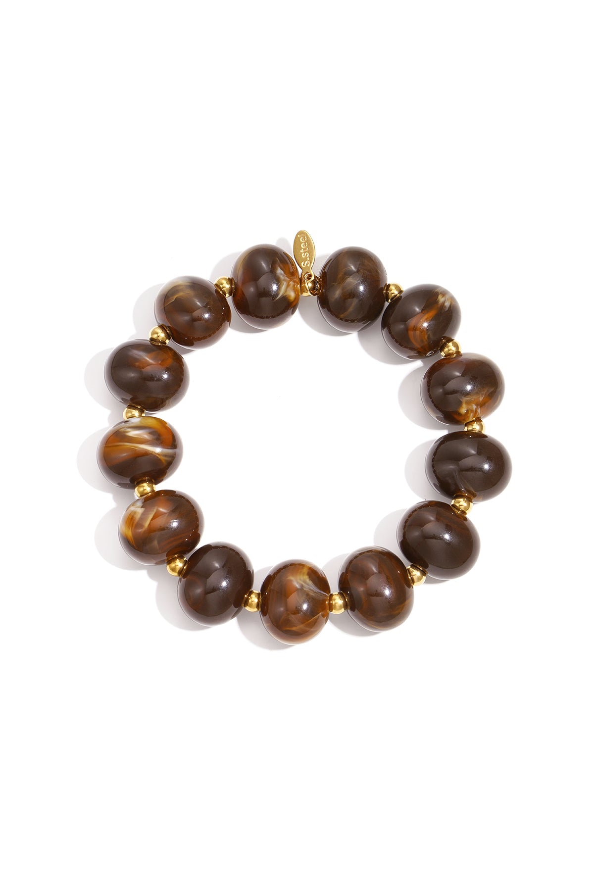 Acrylic Beaded Bracelet for Women - Multiple Colors - Casual