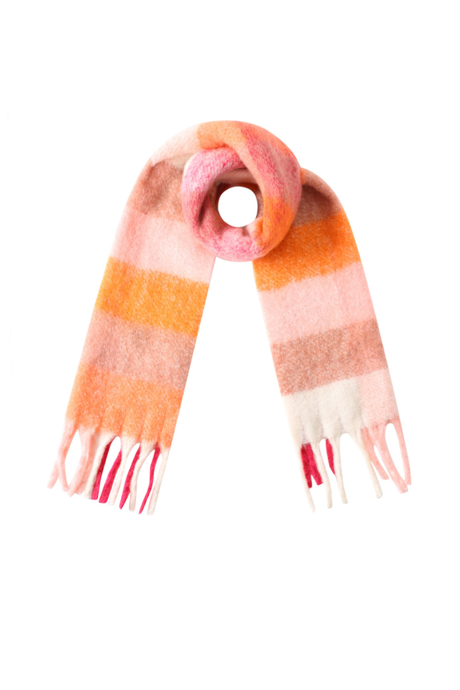 Écharpe d'hiver pour femme 70 % polyester, 30 % laine à motif écossais – plusieurs coloris