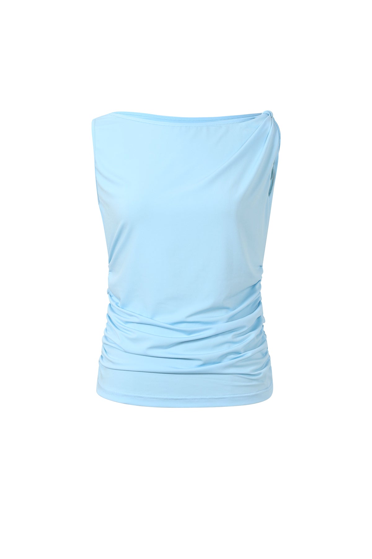 Dames gedrapeerde mouwloze top – productfoto 11