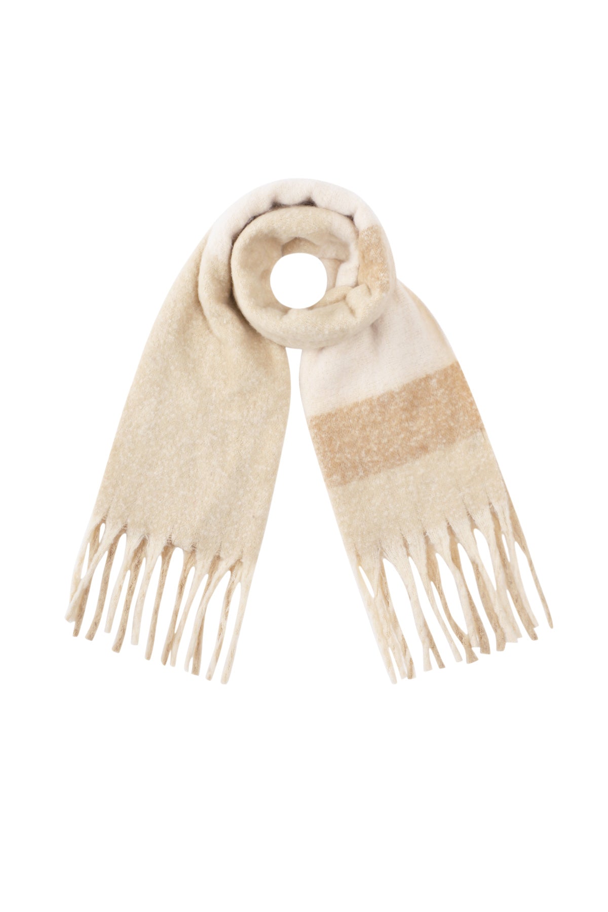 Women's winter scarf made of 100% polyester with color mix – multiple colors
