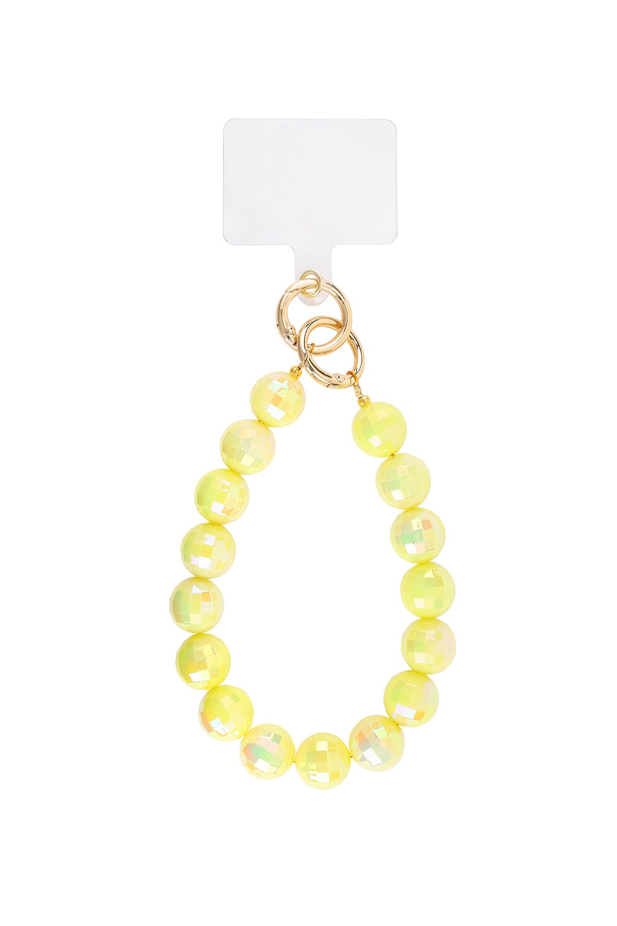 Cordon de téléphone en acrylique avec perles – plusieurs couleurs – quotidien