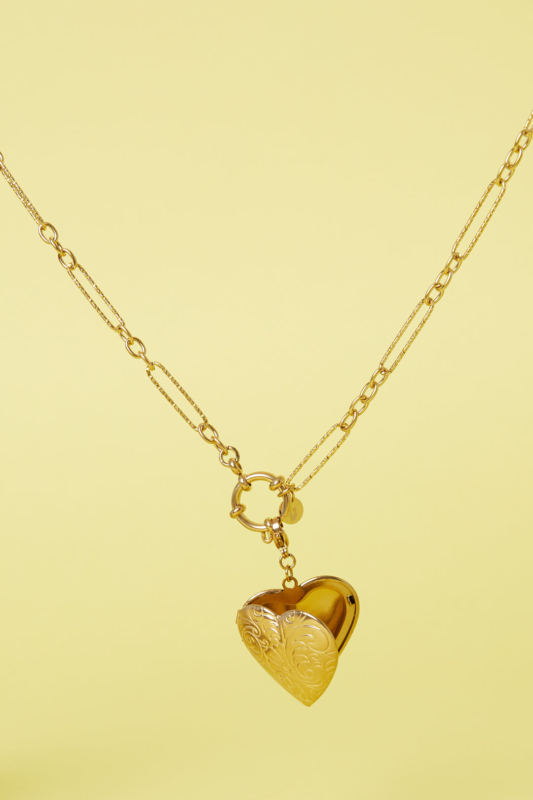 304 Stainless Steel Heart Shaped Jewelry Component - Gold Plated – image 2