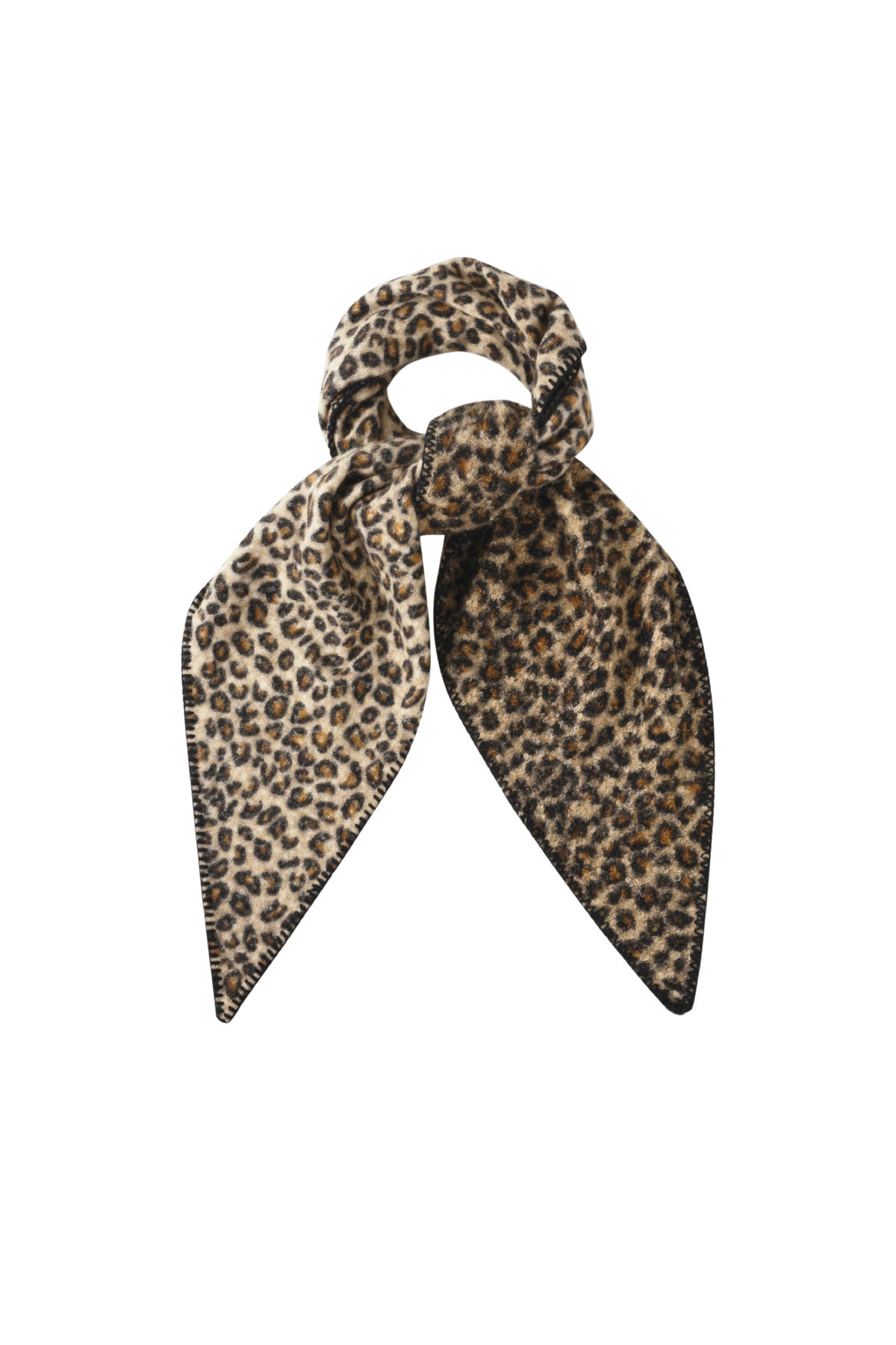 Écharpe d'hiver pour femme 100 % polyester imprimé léopard