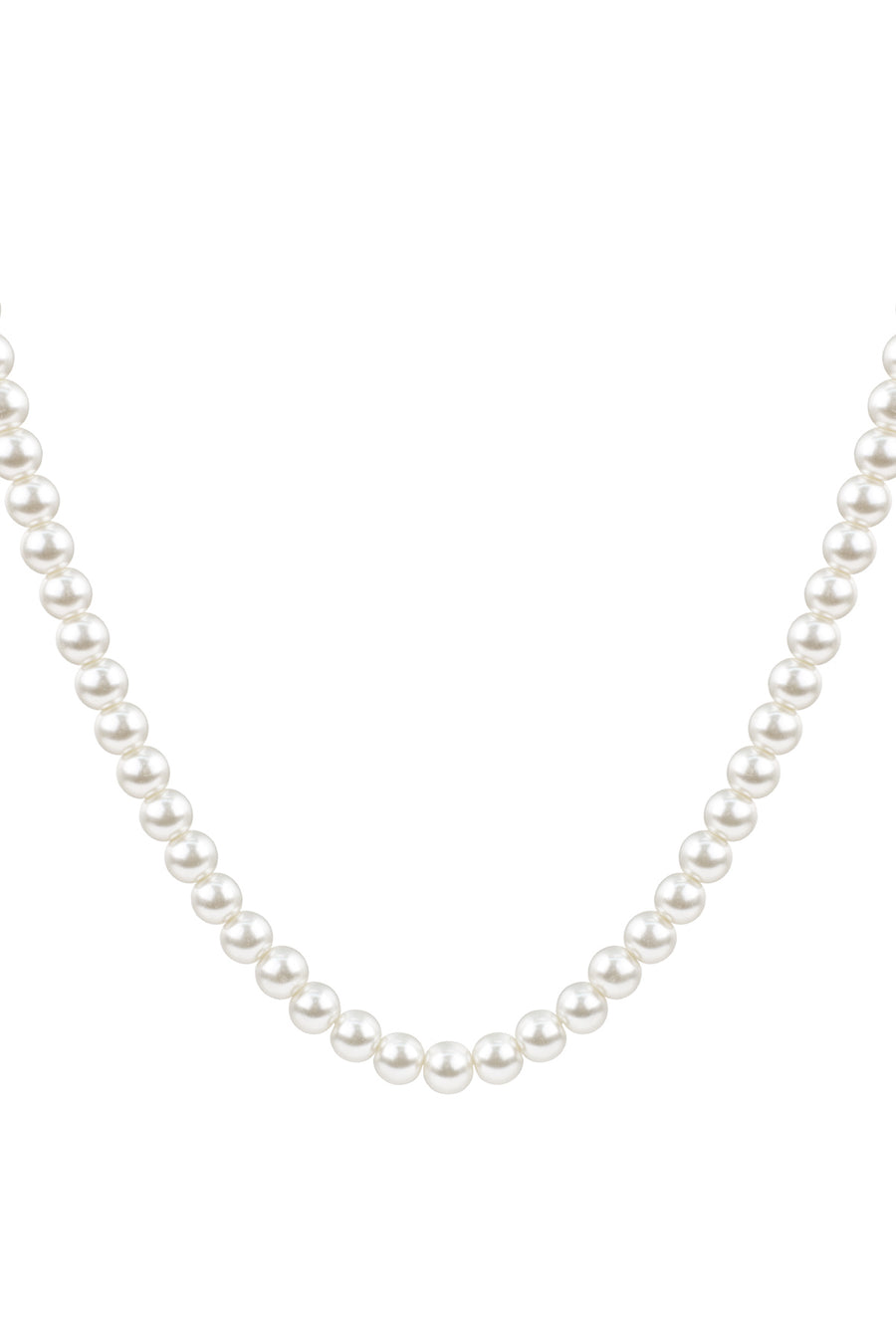 Collier de perles fantaisie pour femme - blanc - décontracté pour tous les jours