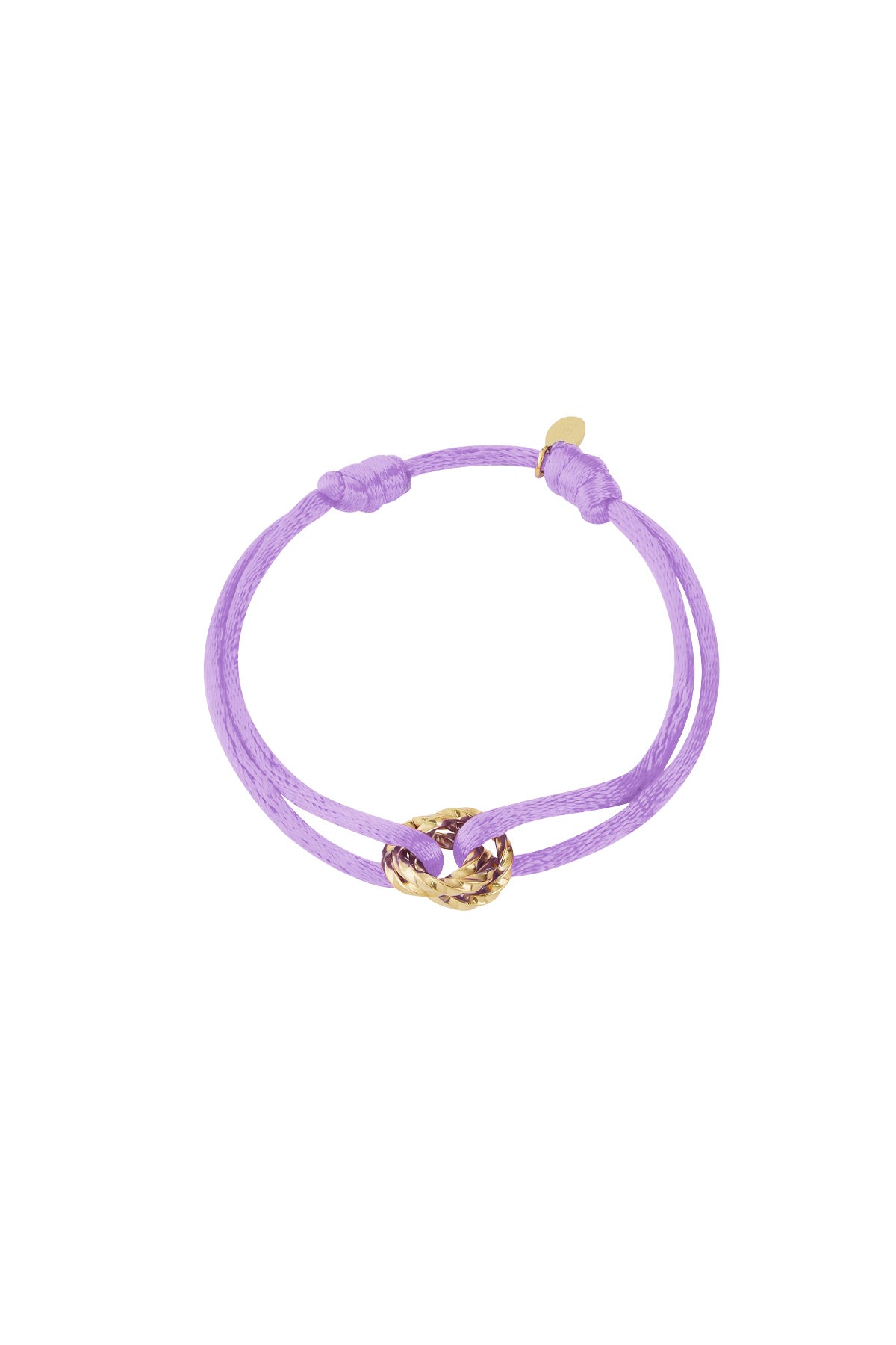 Braided stainless steel women's bracelet with organic shape – multiple colors – image 8