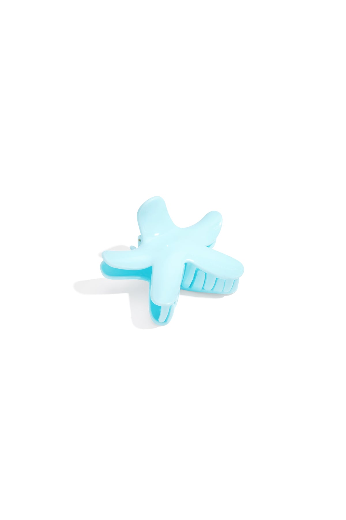 Pince à cheveux en plastique avec motif étoile de mer – coloris assortis