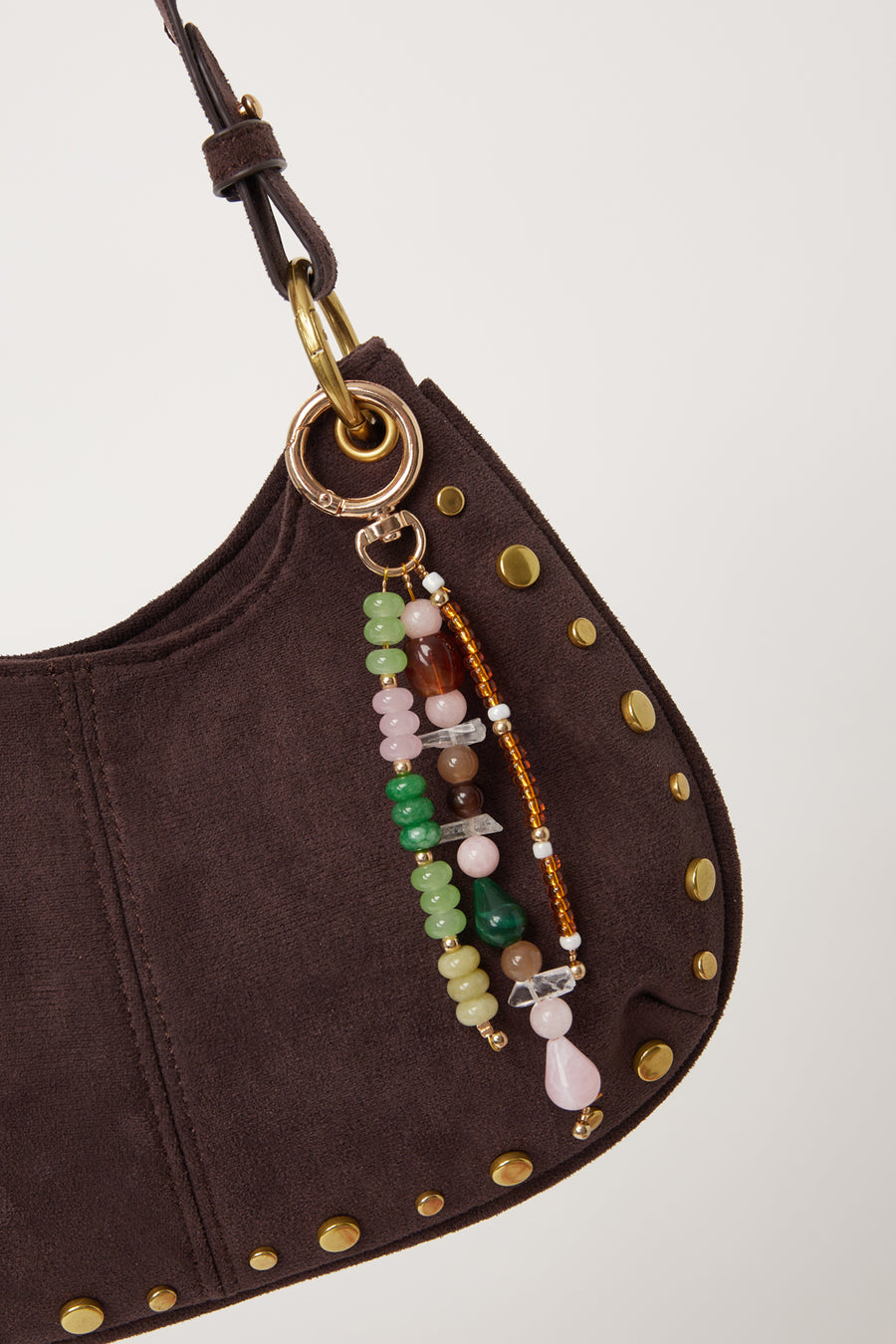 Bandoulière en verre avec perles – multicolore – décontracté pour le quotidien