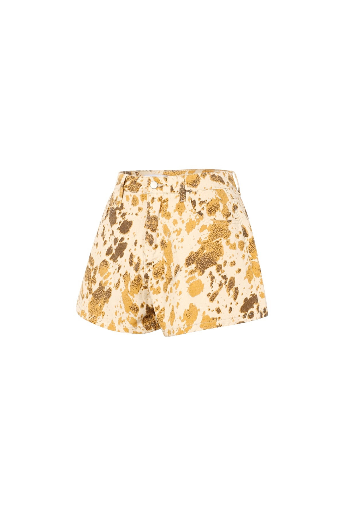 Dames khaki denim shorts Into the Wild – productfoto 5