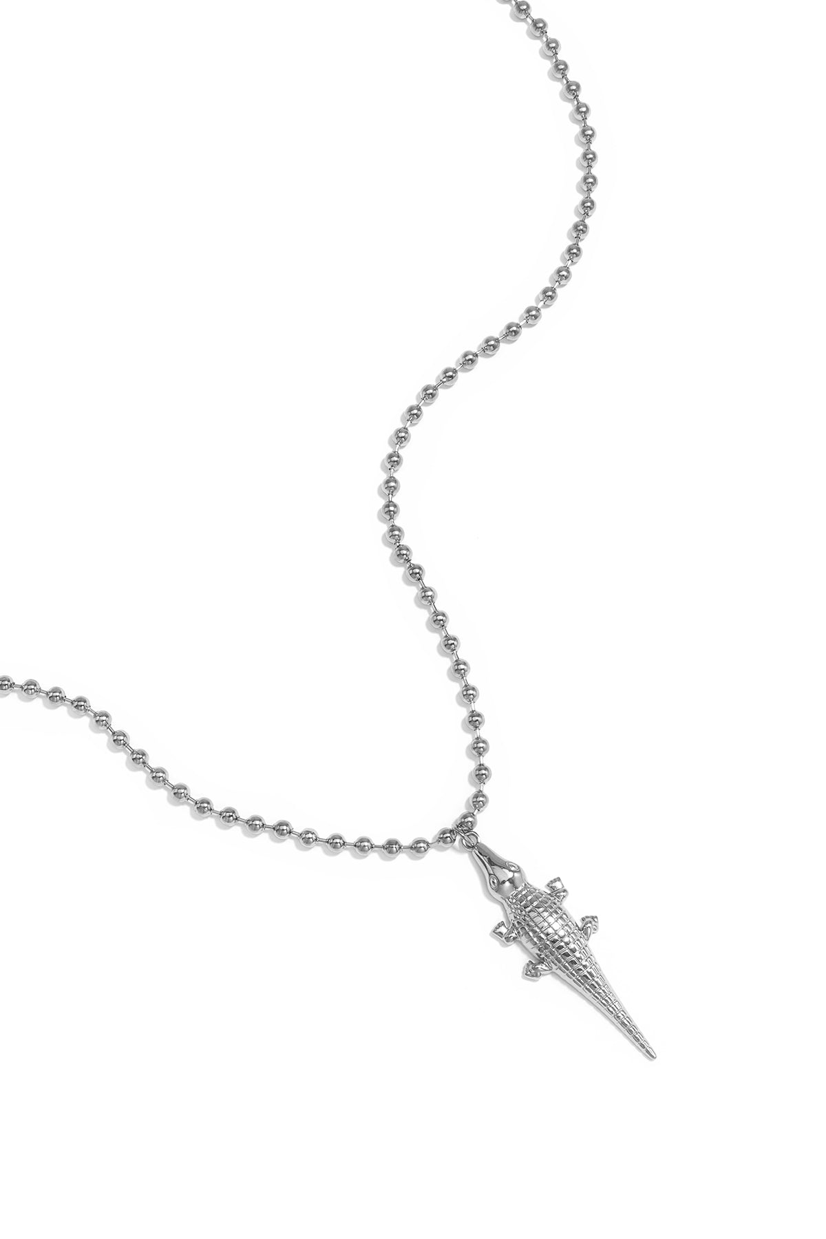 Women's Necklace with Stainless Steel Animal Motif Pendant – Gold-colored