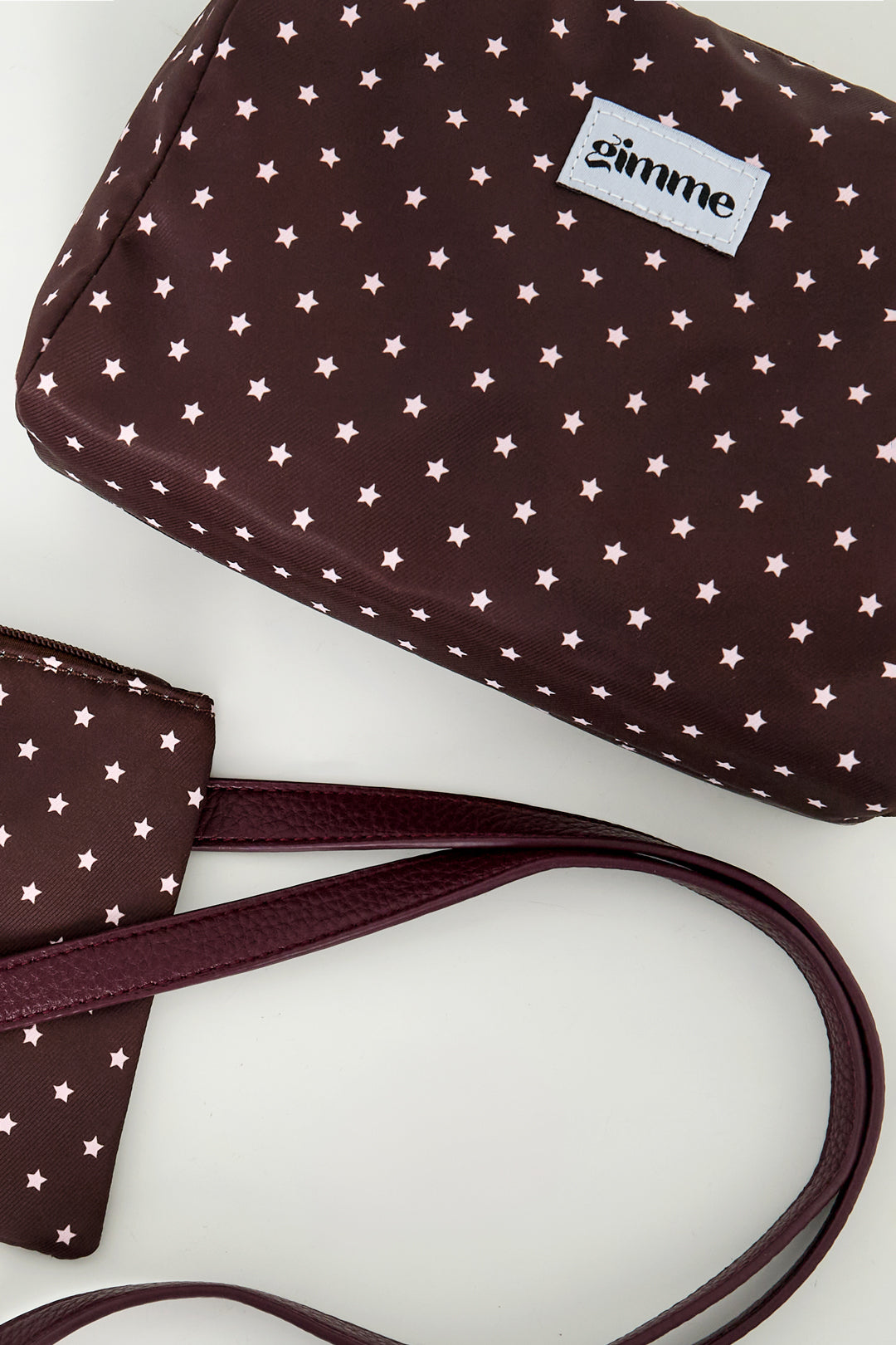 Basic make-uptasje van polyester met sterren – productfoto 5