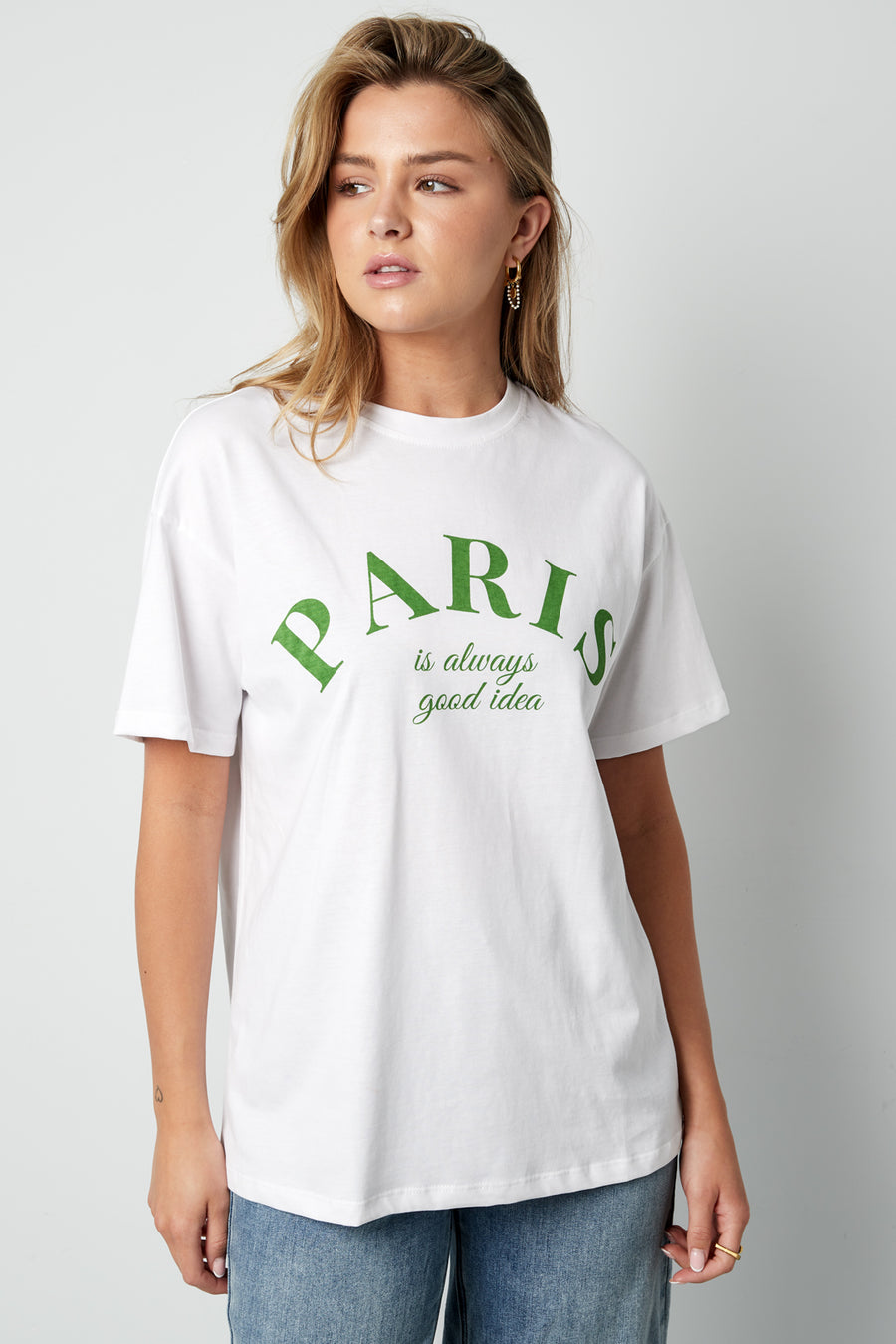 Women's T-shirt with text print