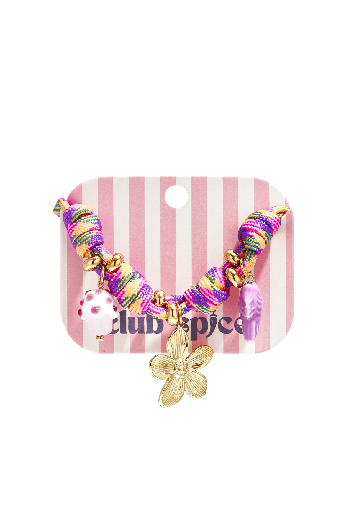 Armbanden met touwbedeltjes, bloemen, casual, dagelijkse, romantische serie, damessieraden