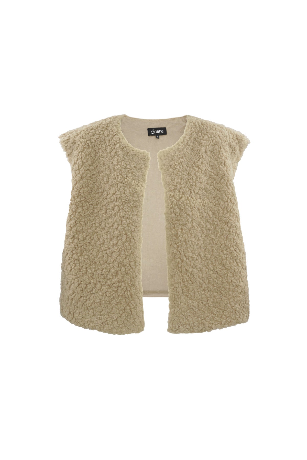 Dames casual mouwloos gilet van polyester – productfoto 7