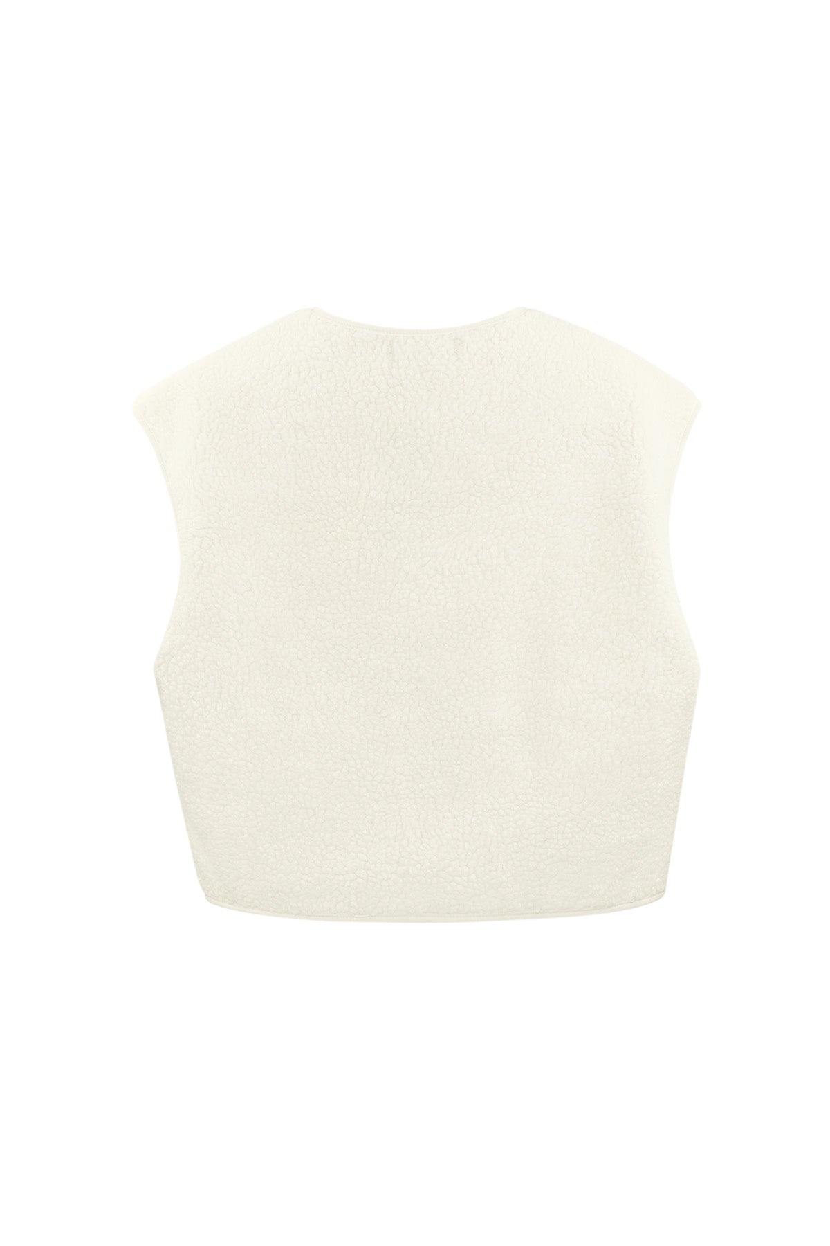 Women's waistcoat with round neck and slim fit – image 11