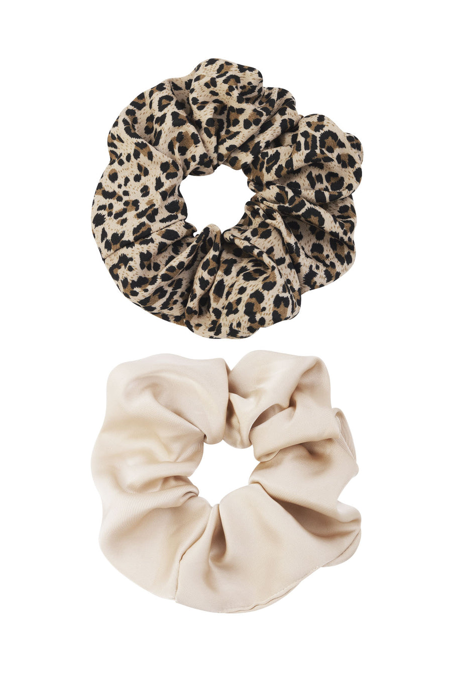 Chouchou en polyester - beige