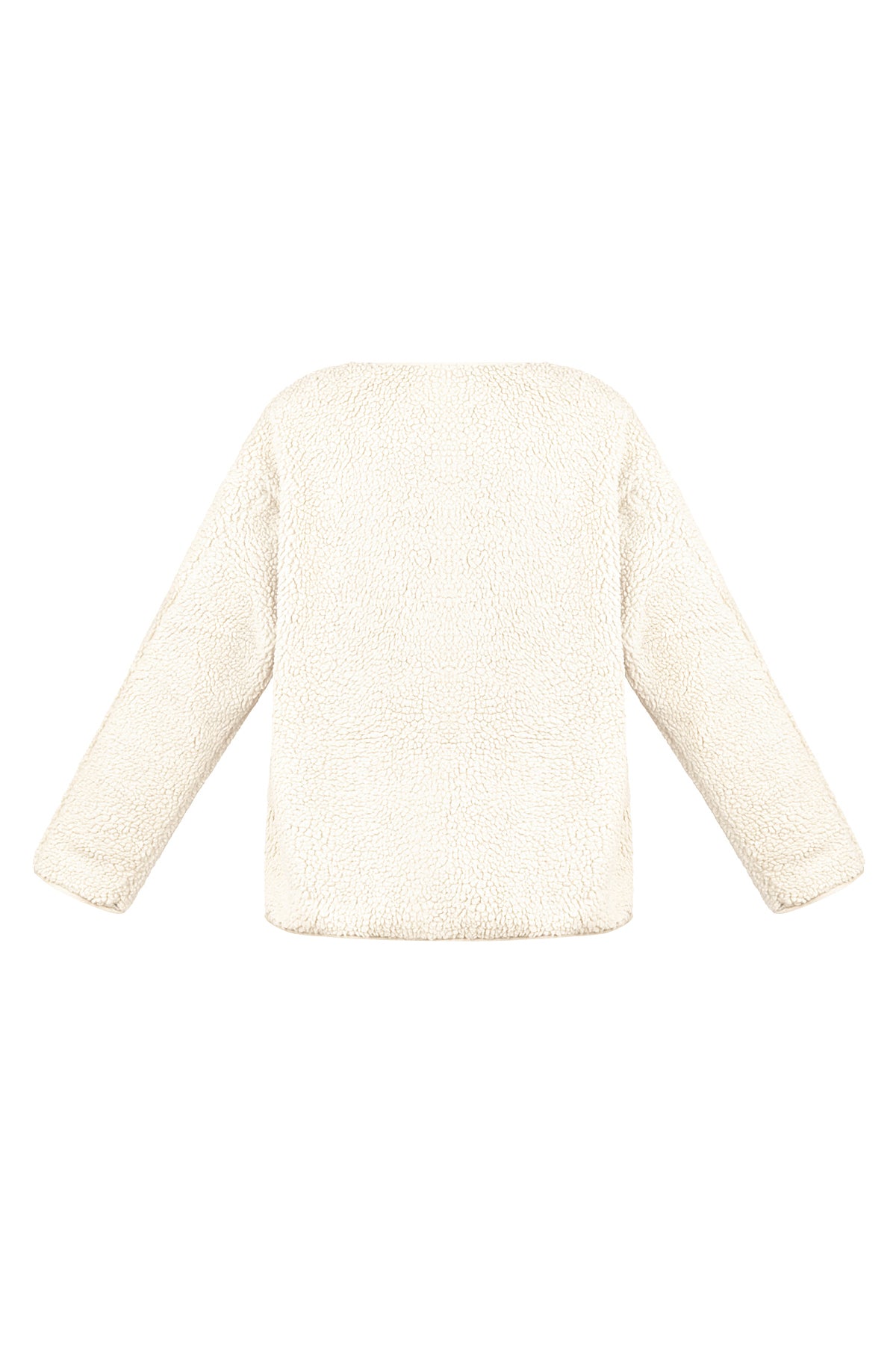 Dames teddy coat van geweven polyester – productfoto 11