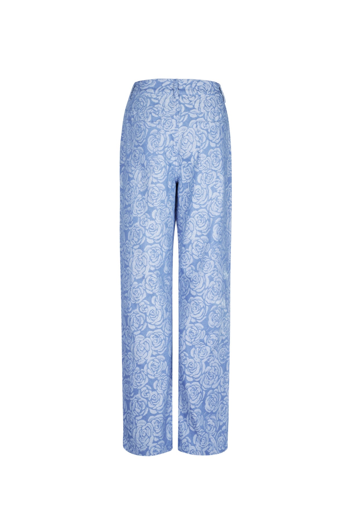 Jean droit imprimé floral pour femme – photo 9