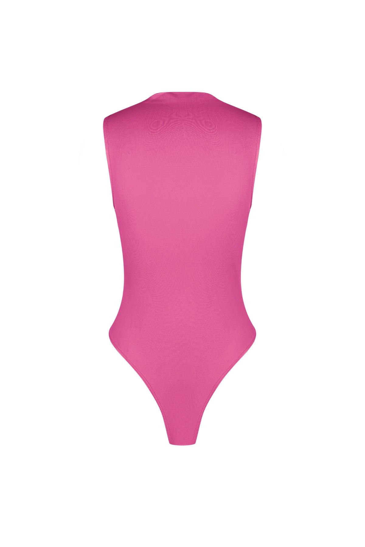 Elastische Tricot Vrouwen Body High Neck Minimalistisch Ontwerp