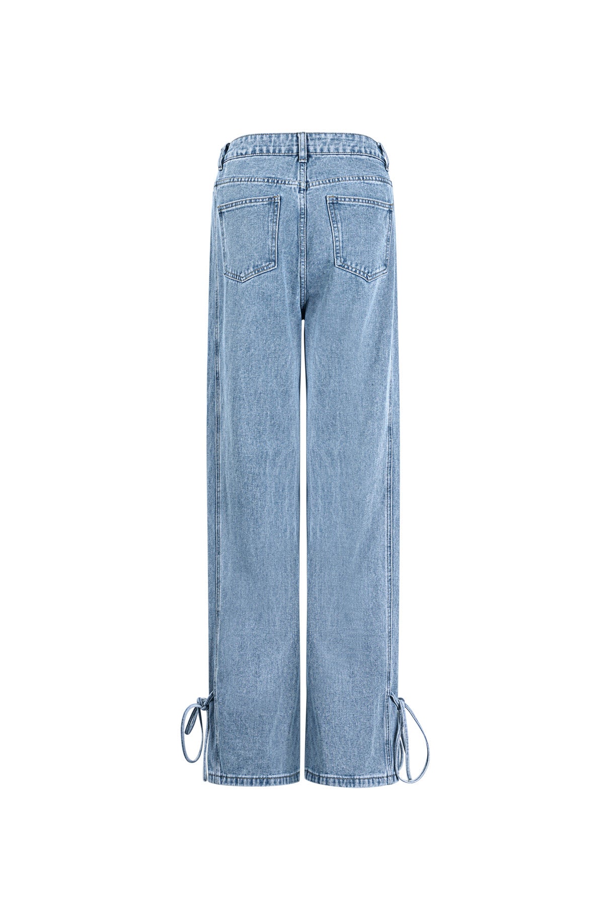 Jeans femme à bouton fantaisie et coupe droite – photo 12