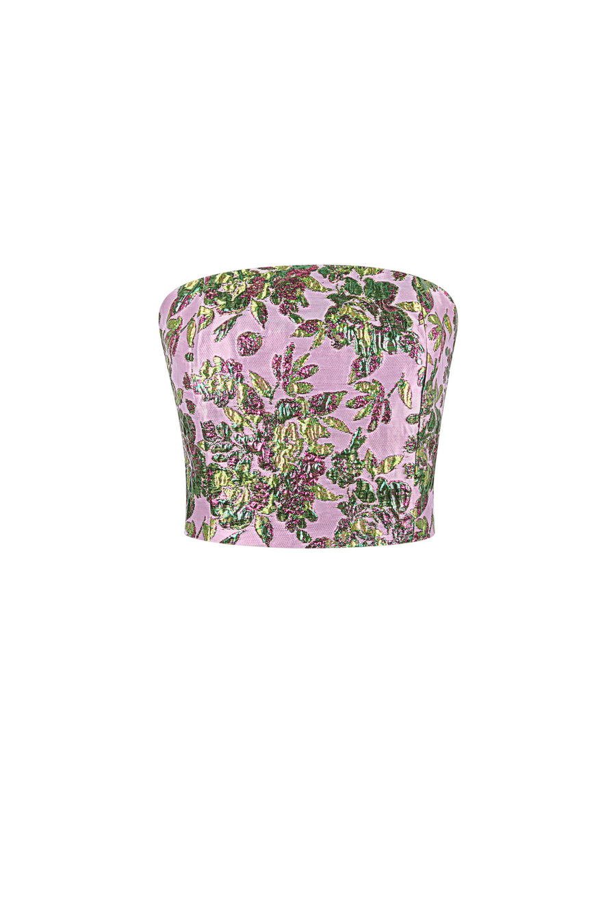 Débardeur pour femme à imprimé floral – couleur champagne