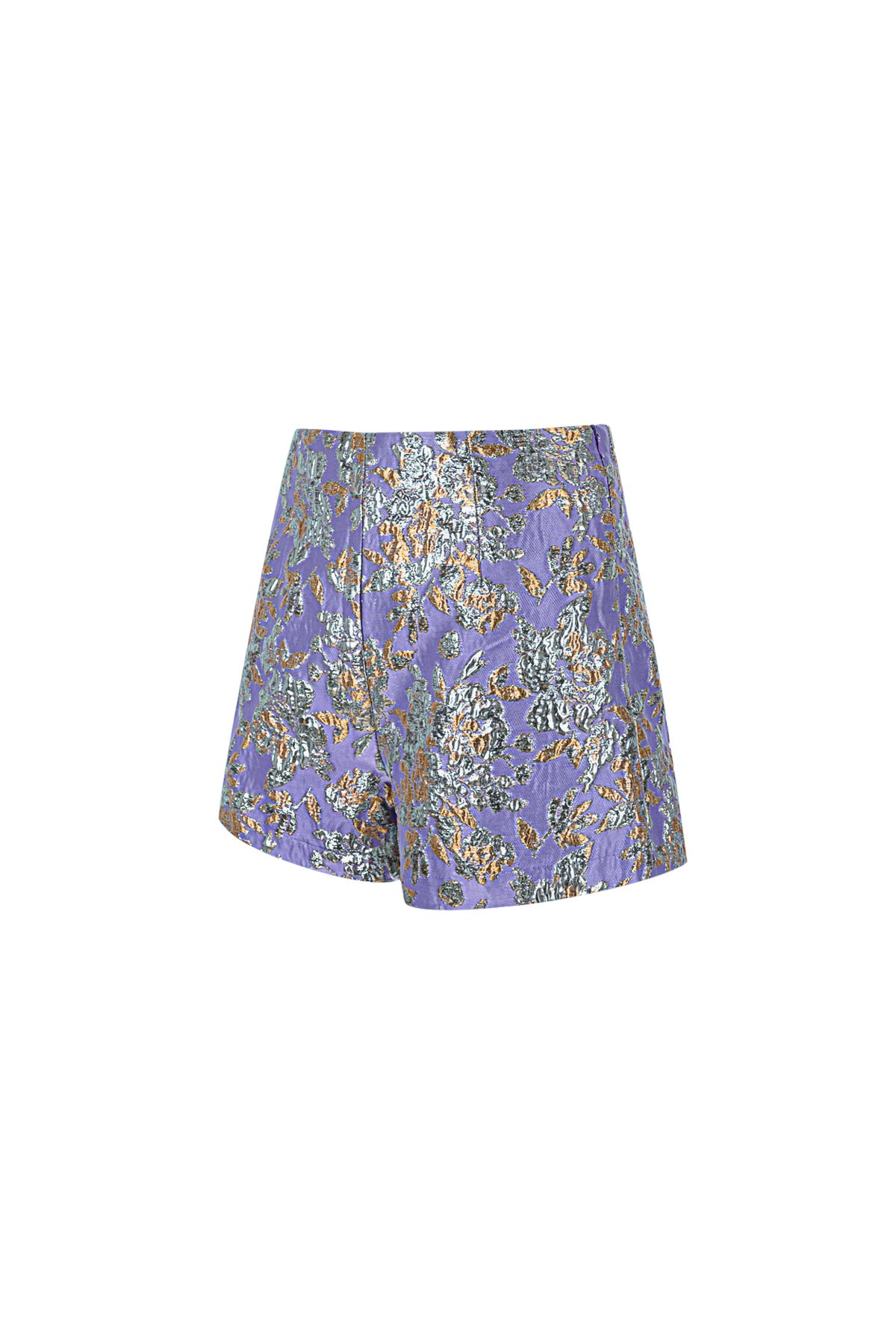 Short pour femmes à imprimé floral et taille haute – photo 7