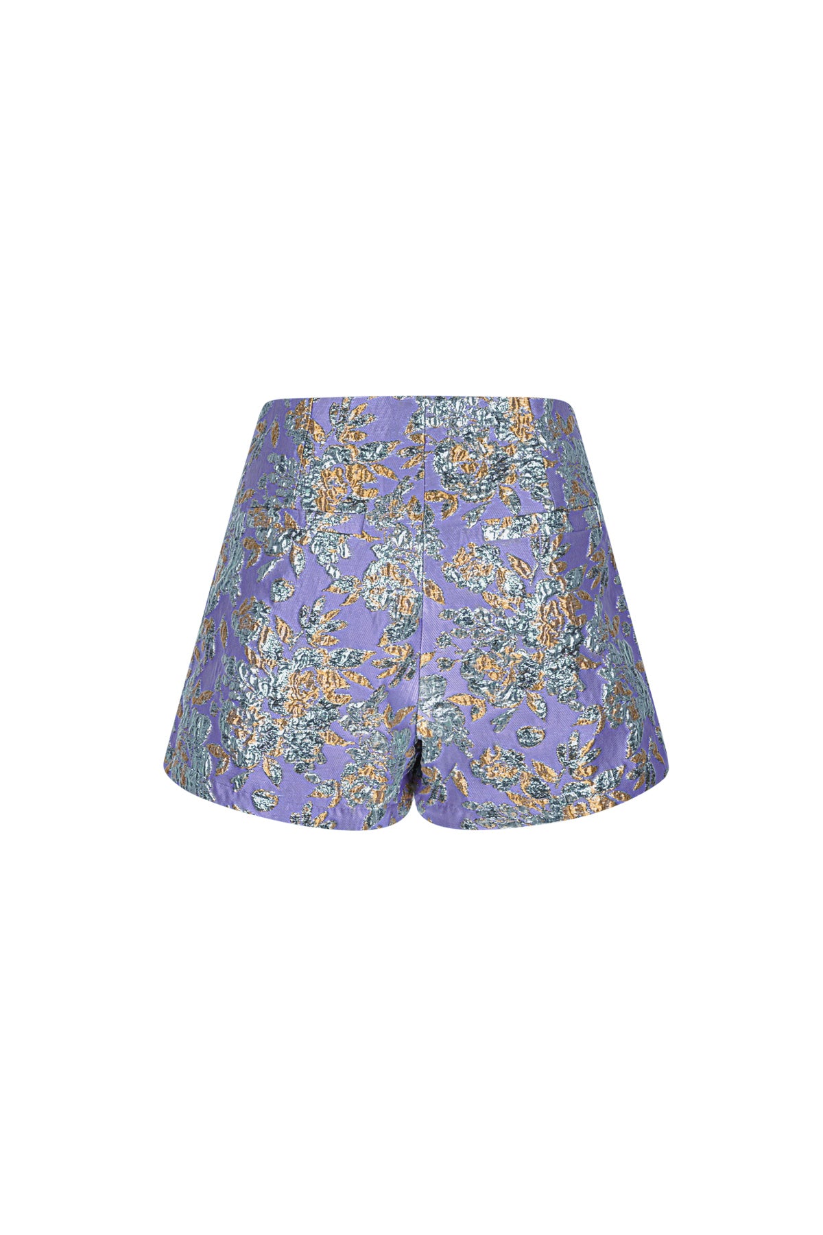 Short pour femmes à imprimé floral et taille haute – photo 8
