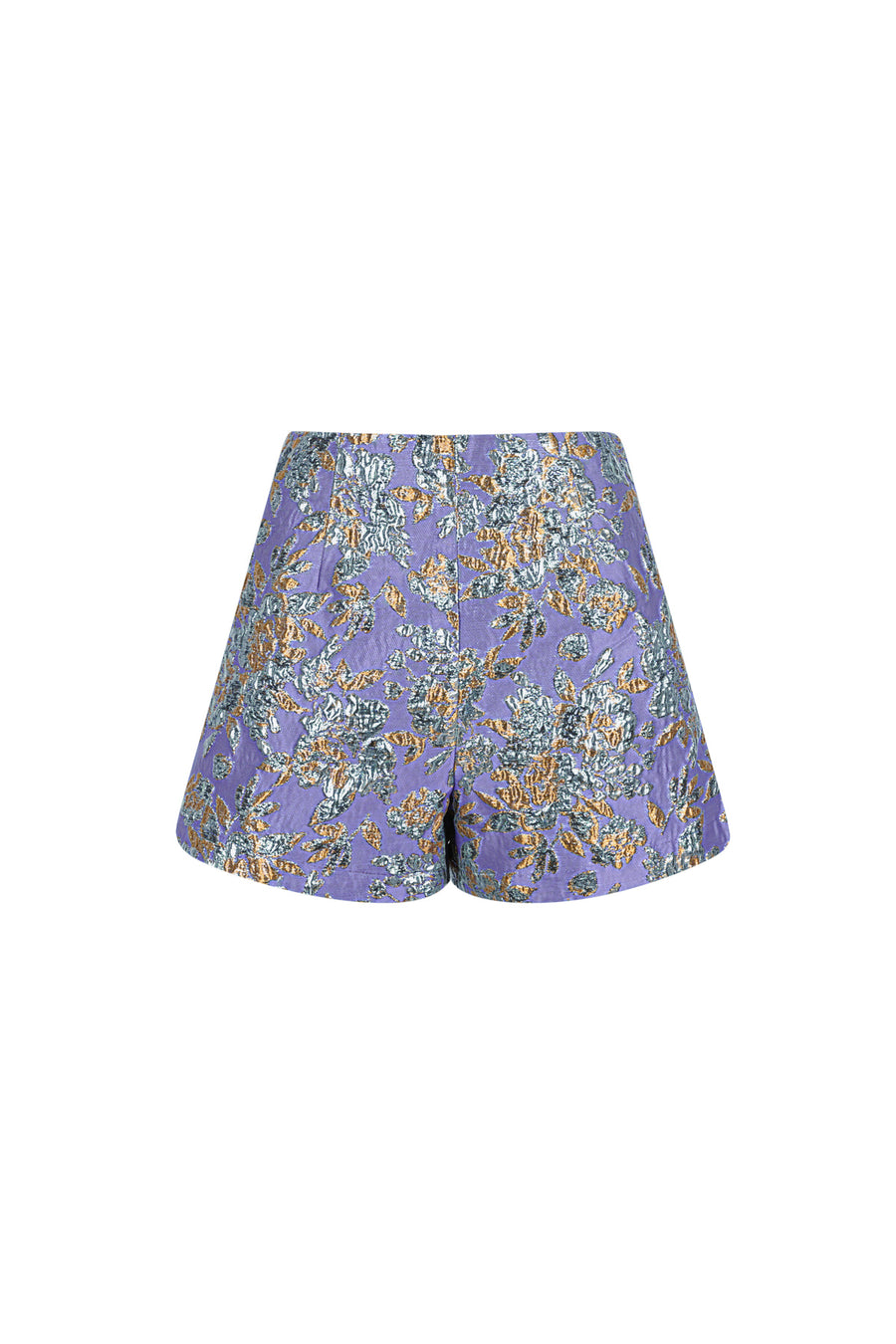 Short pour femmes à imprimé floral et taille haute