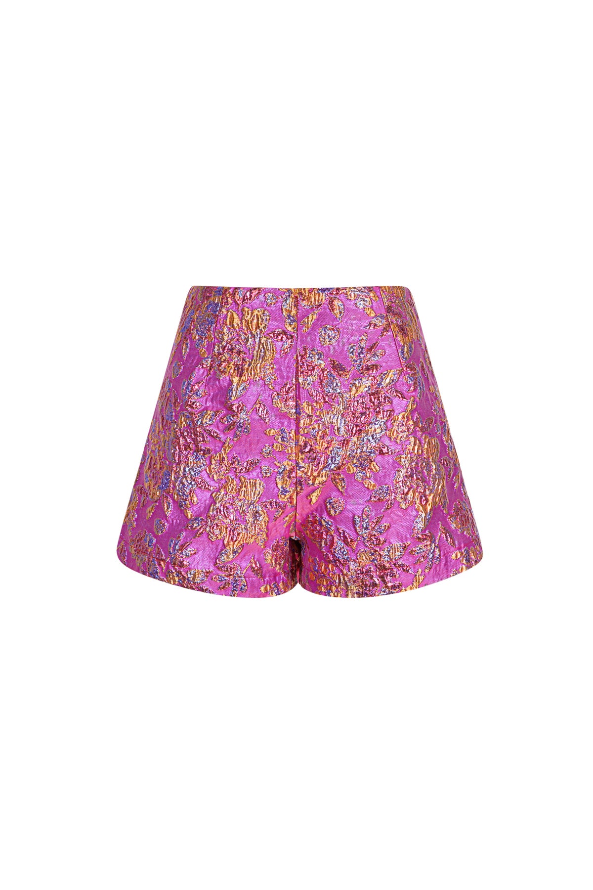 Short pour femmes à imprimé floral et taille haute