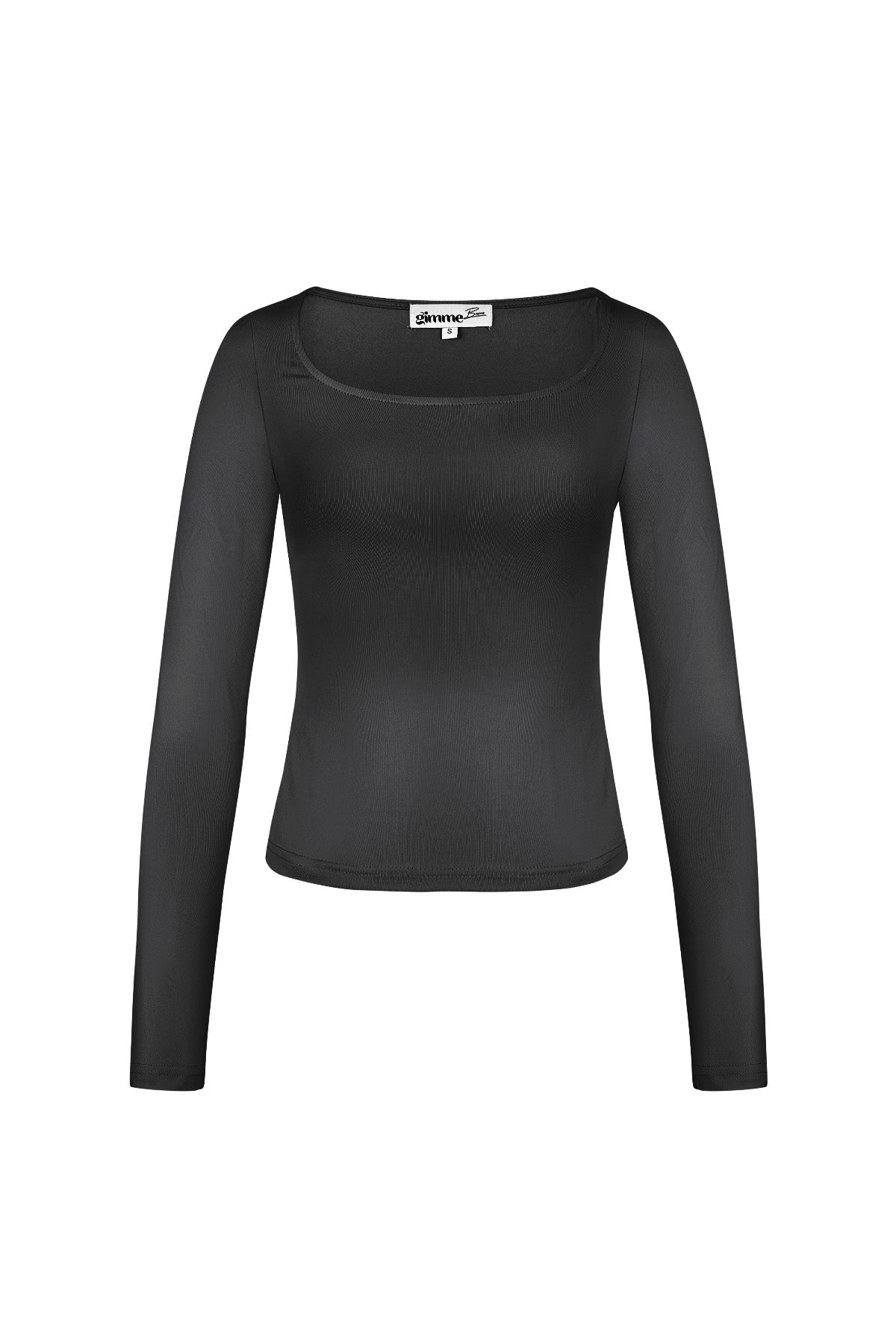 Crop top côtelé pour femme à col carré et coupe près du corps